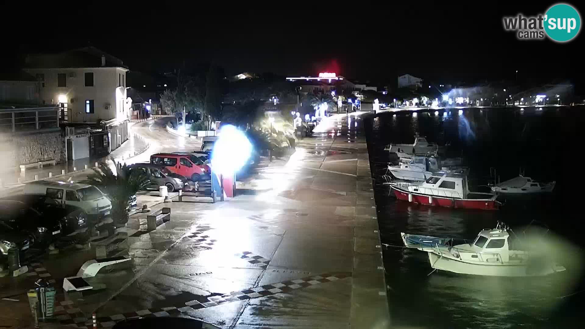 Novalja Livecam promenade