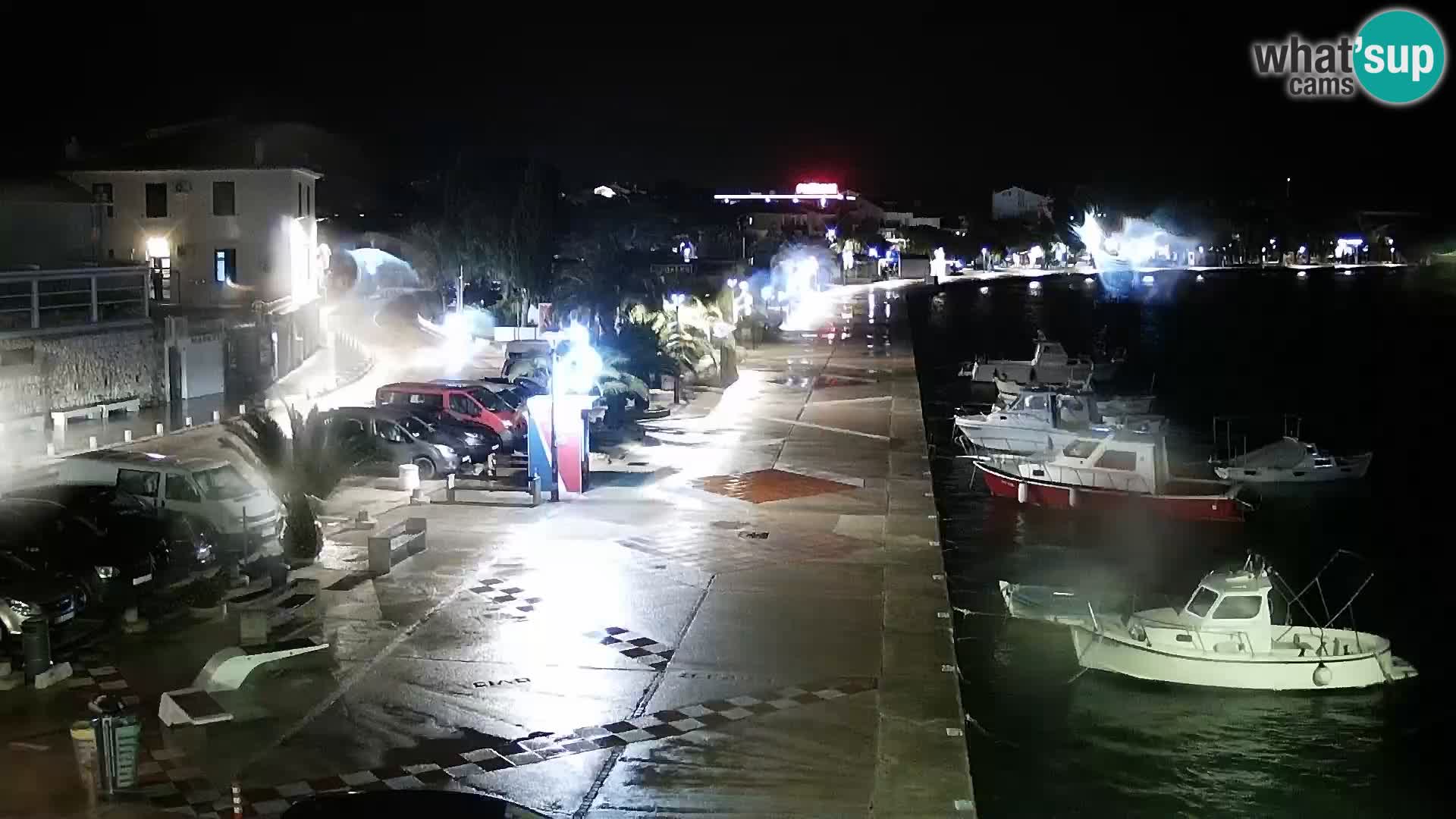 Novalja Livecam promenade