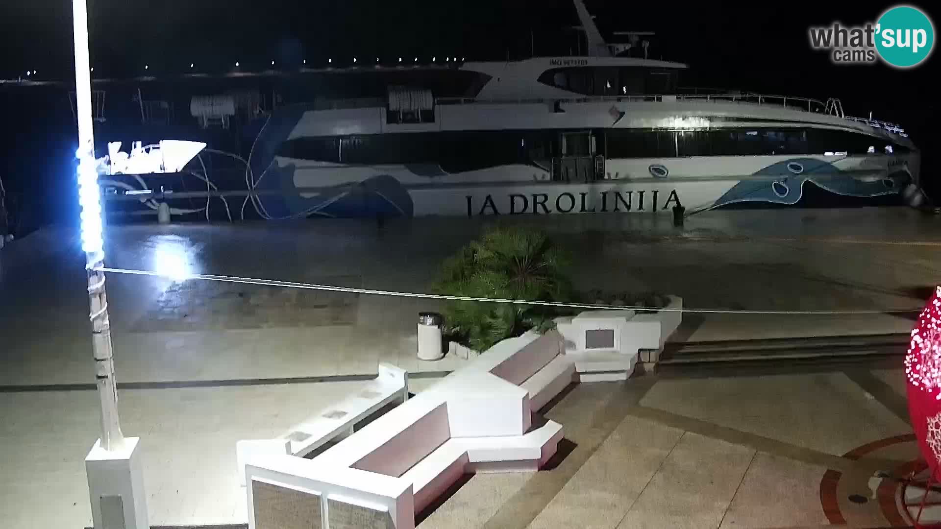 Novalja Livecam promenade