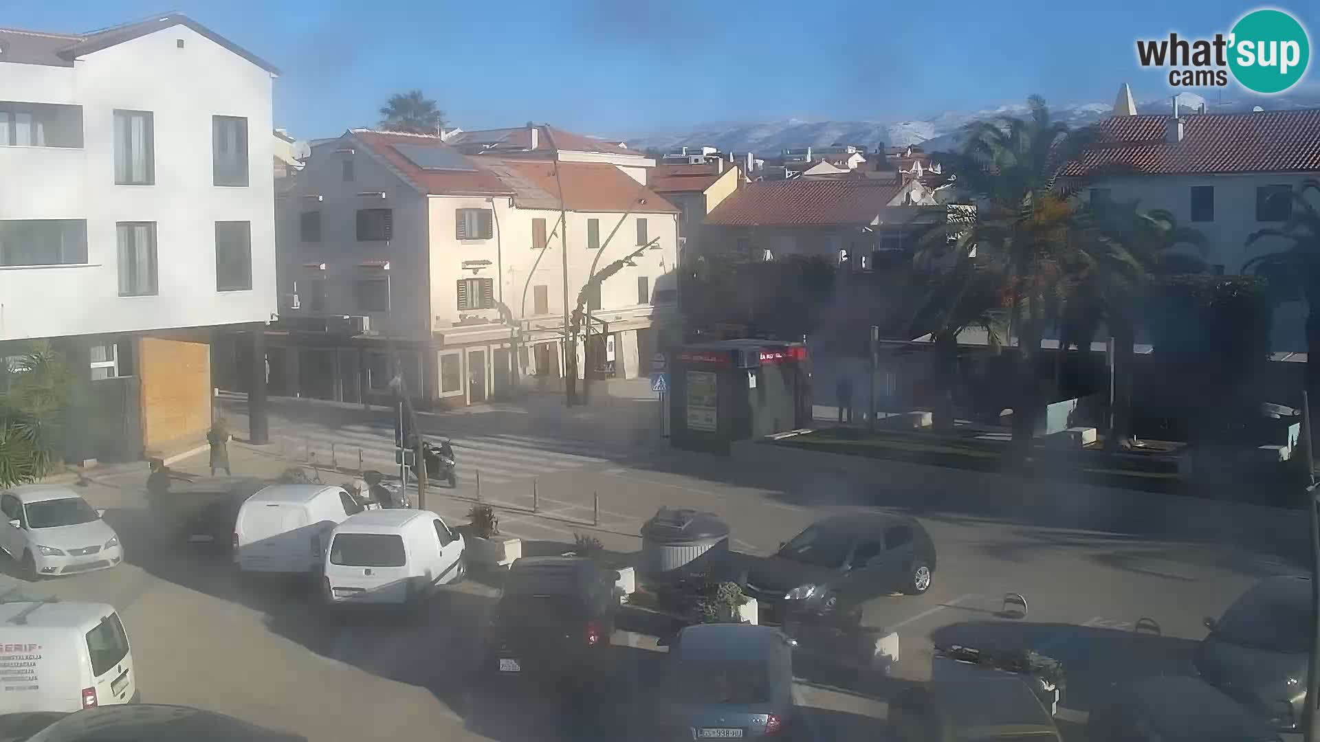 Livecam Promenade a Novalja