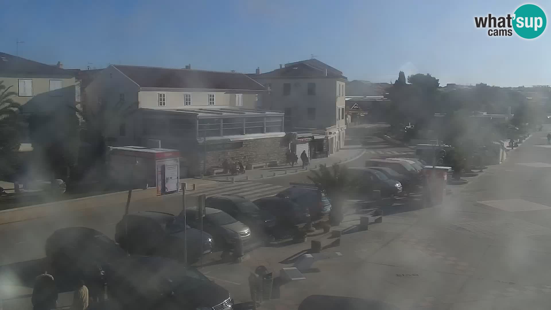 Webcam Novalja seaside promenade