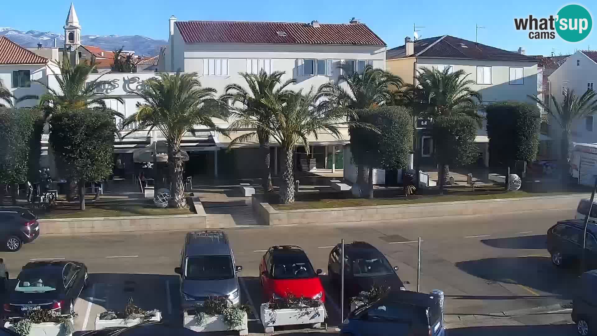 Livecam Promenade a Novalja