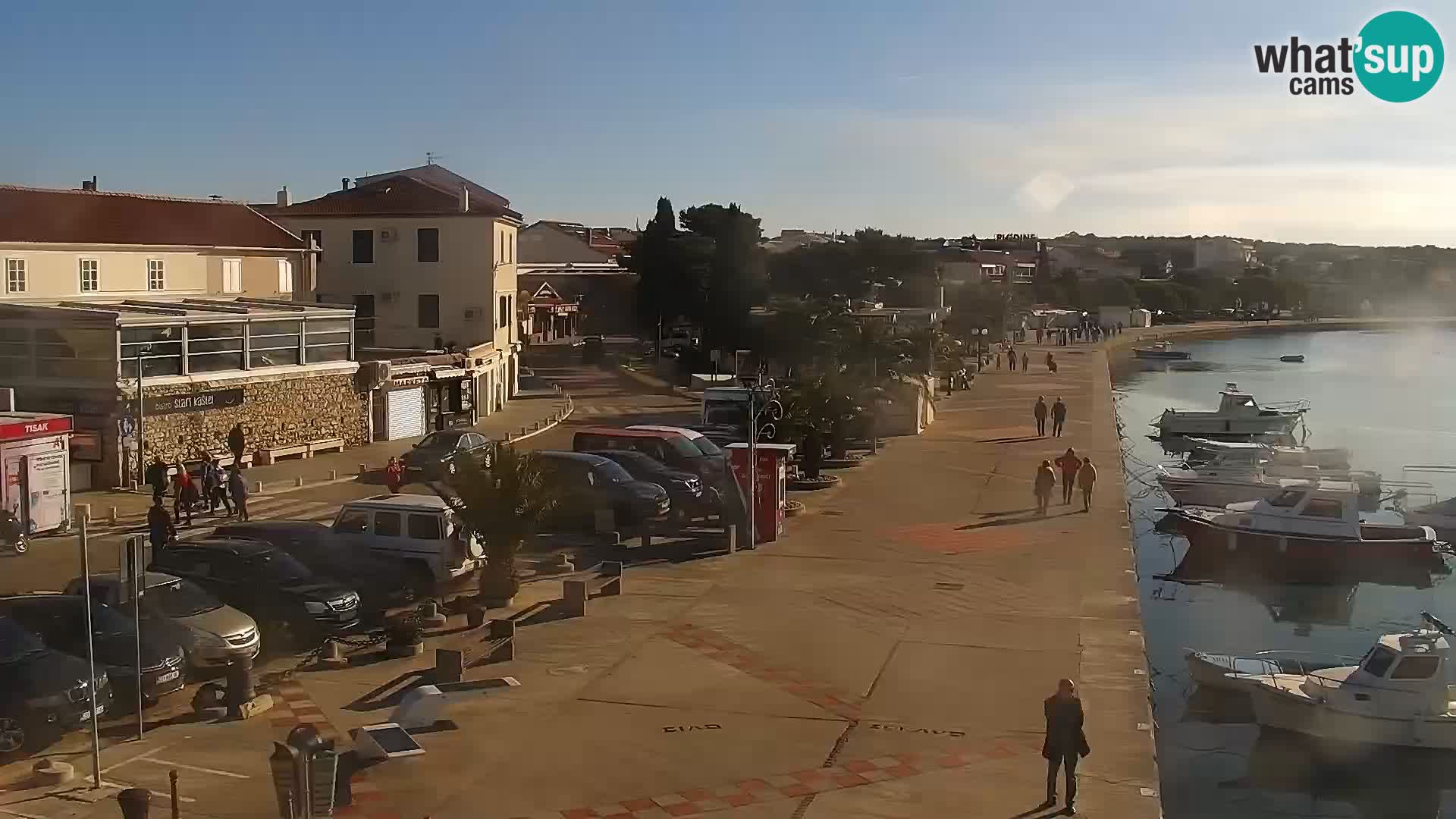 Novalja Livecam promenade