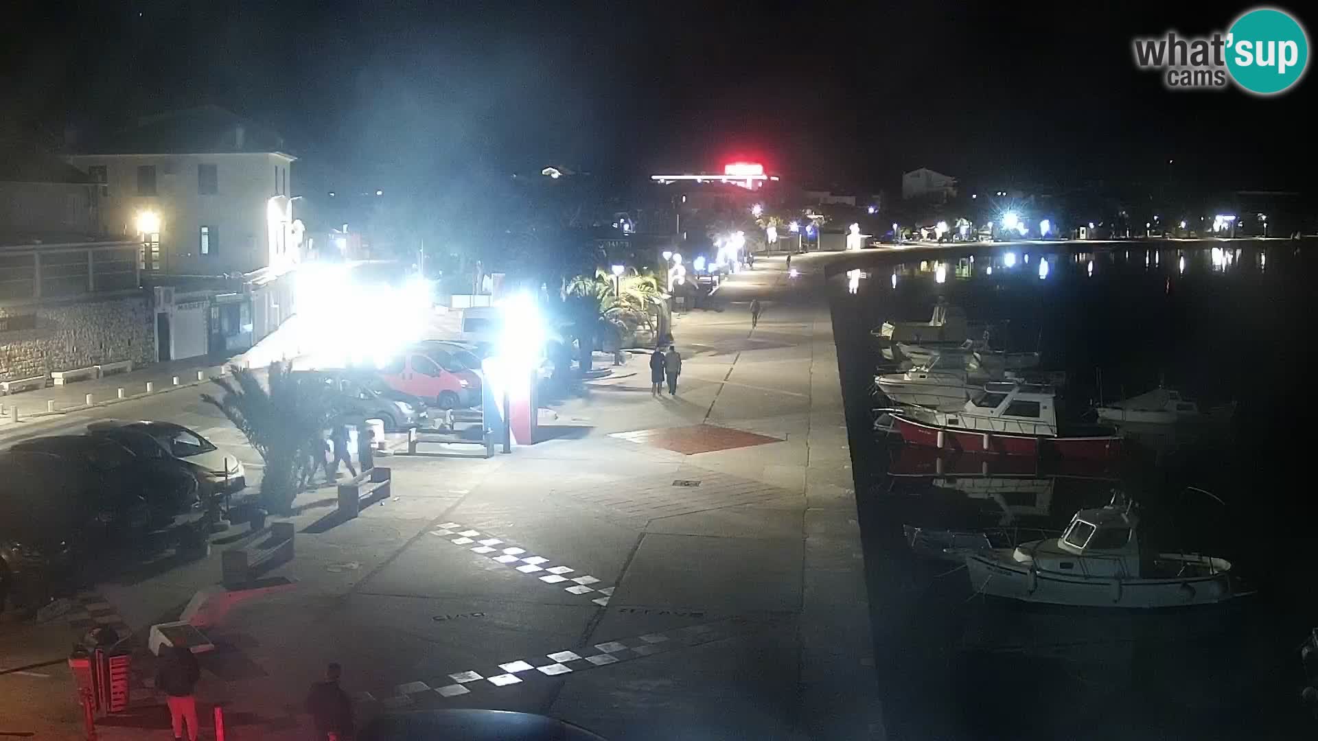 Livecam Promenade a Novalja