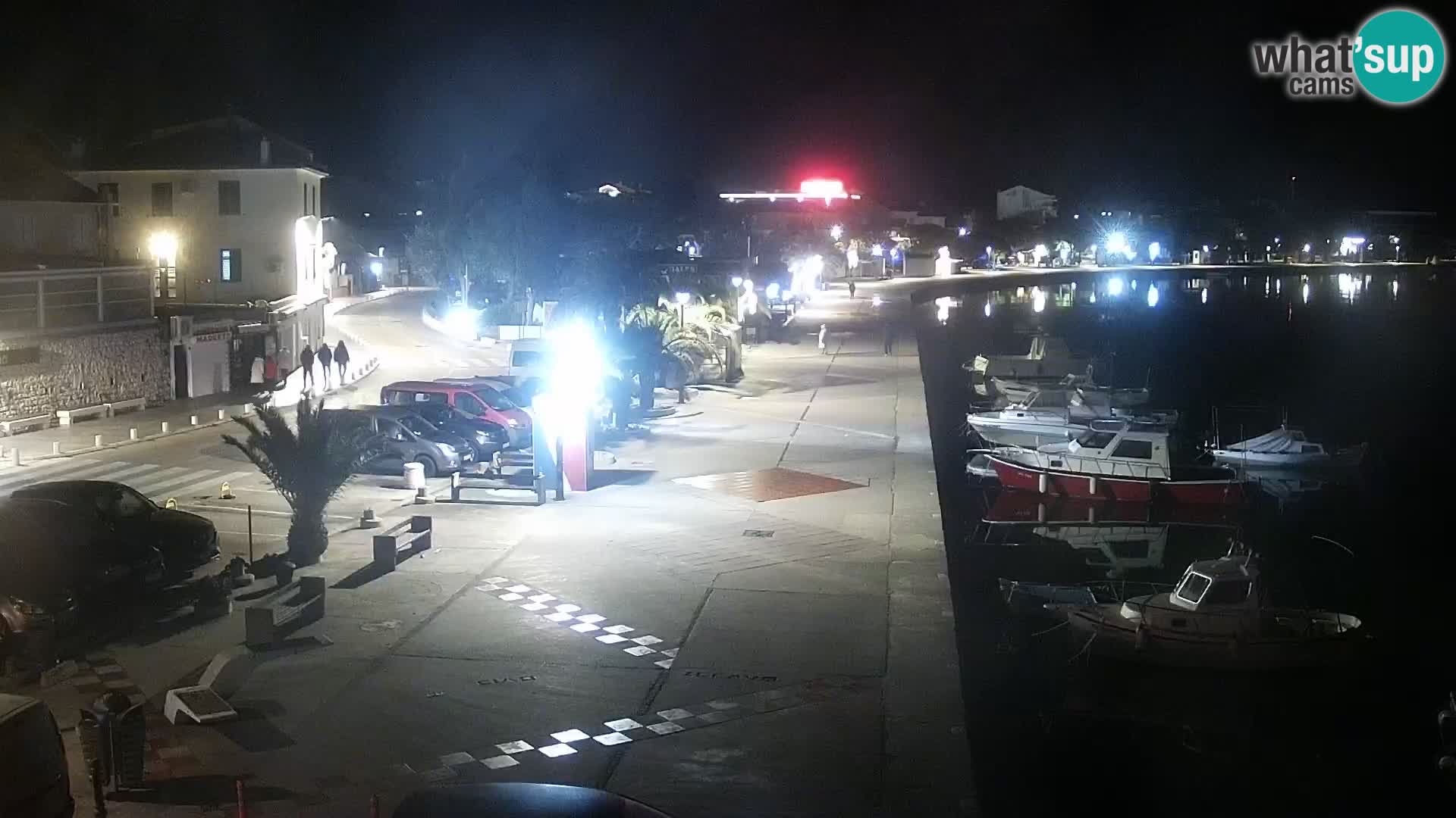 Livecam Promenade a Novalja