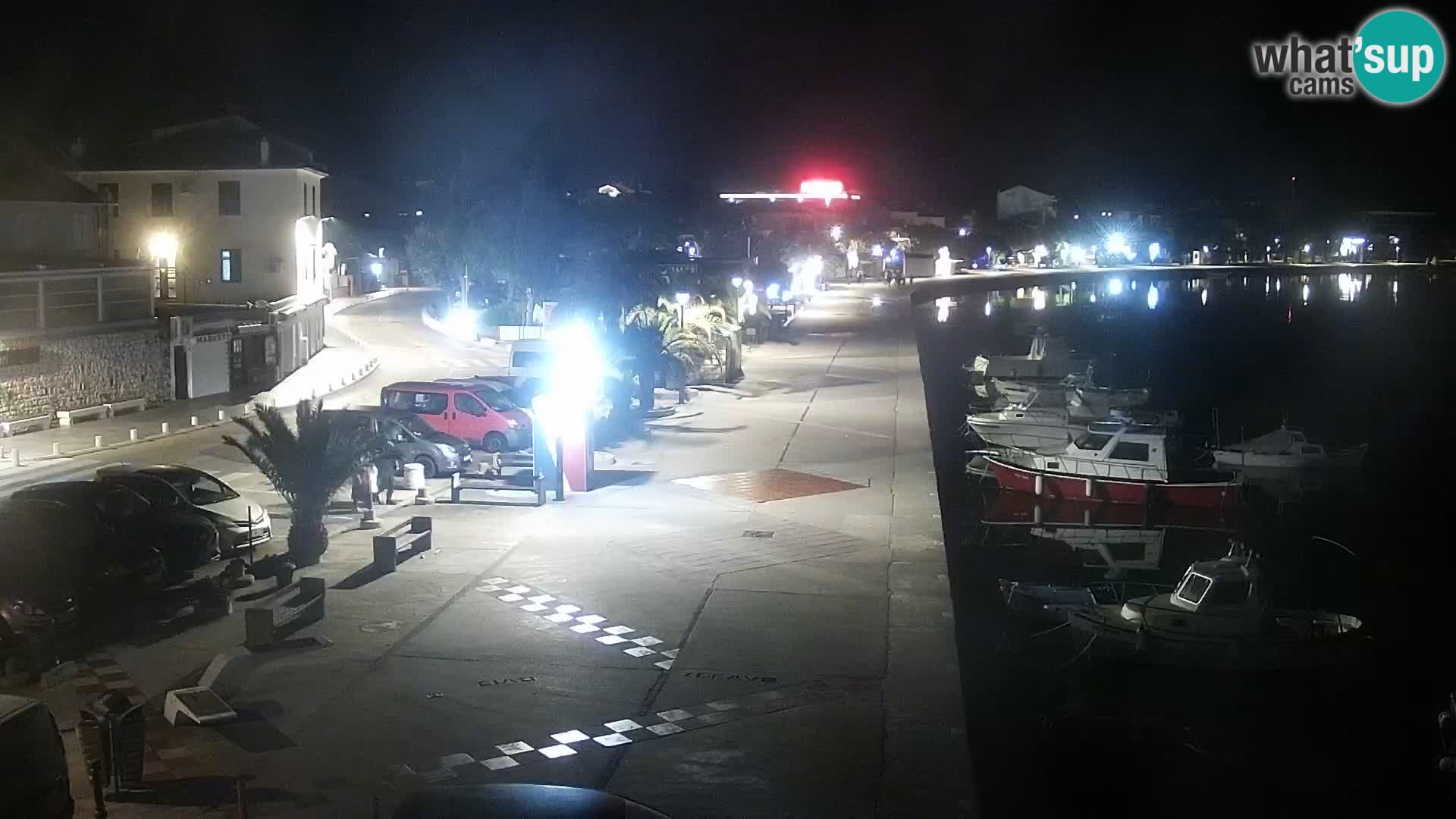 Novalja Livecam promenade