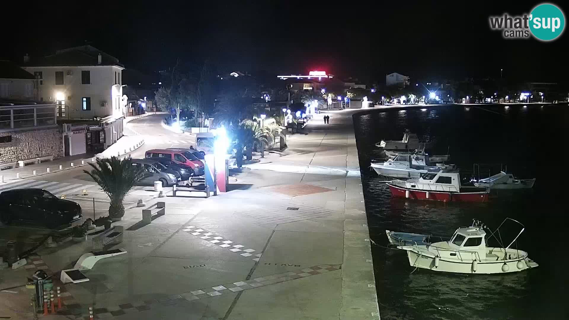 Livecam Promenade a Novalja