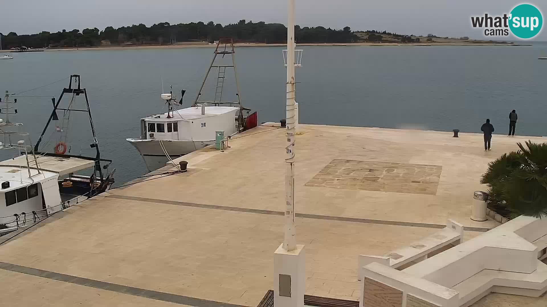 Webcam Novalja seaside promenade