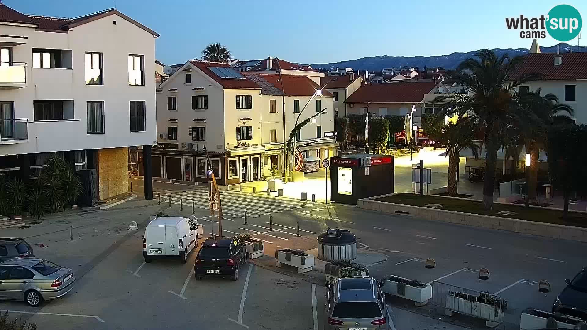 Livecam Promenade a Novalja