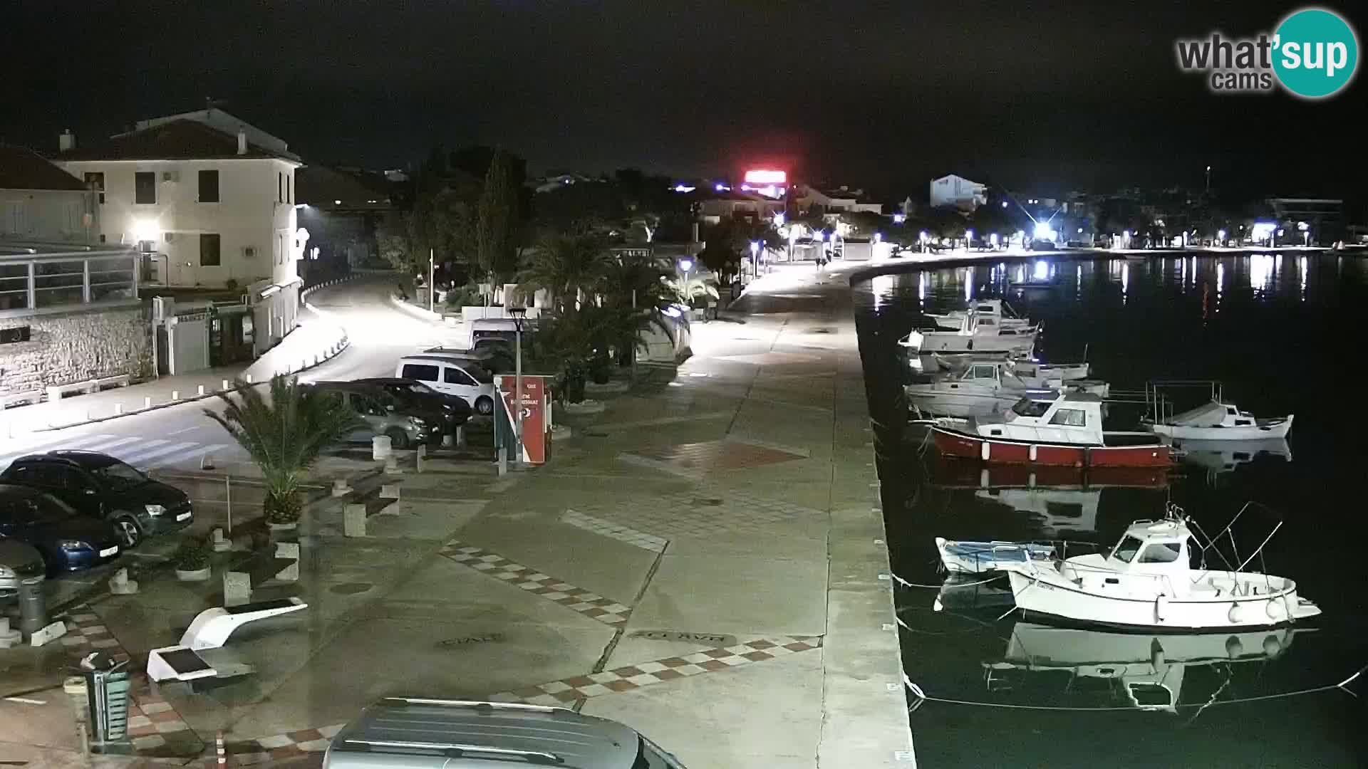 Livecam Promenade a Novalja