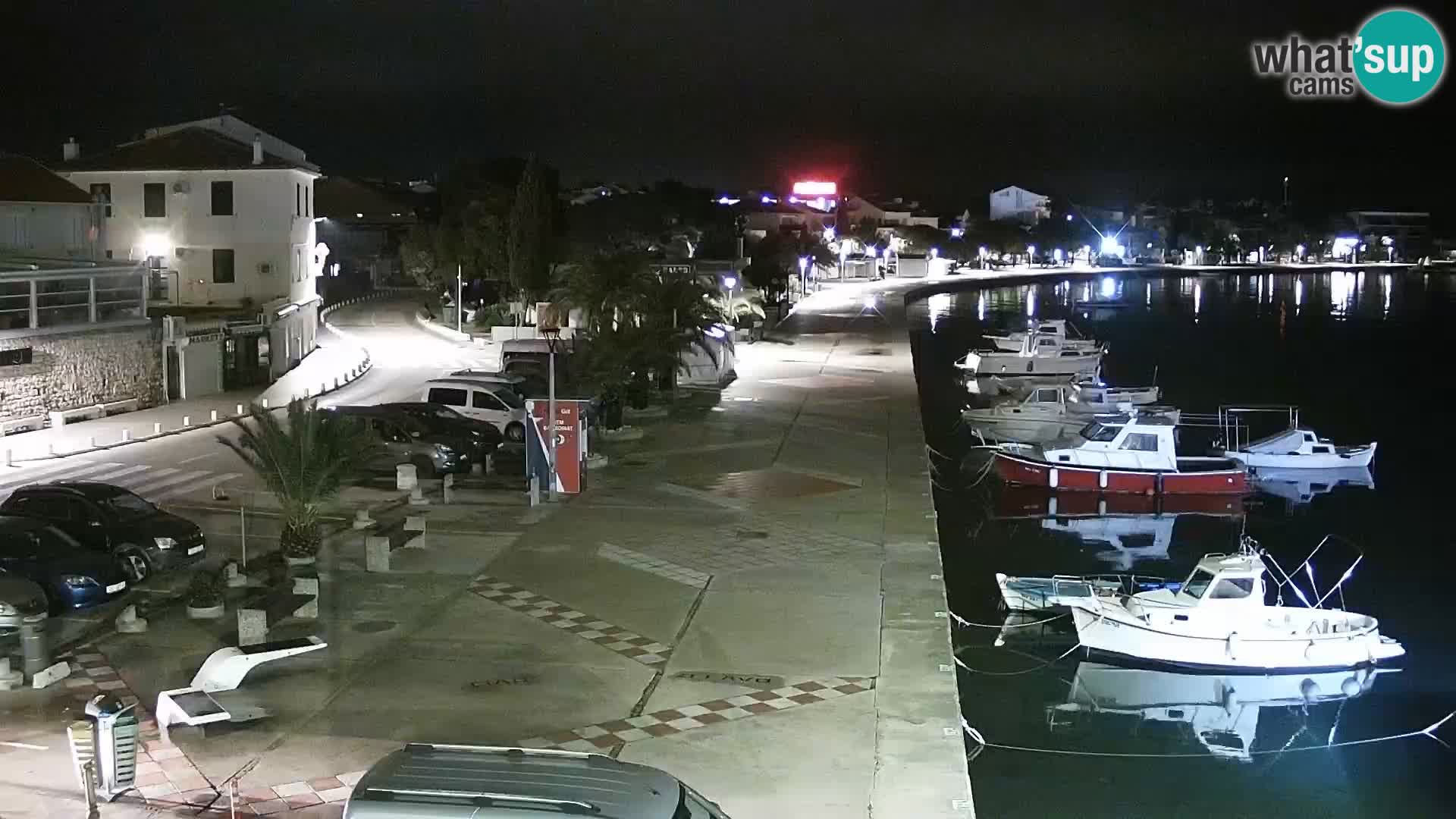 Novalja Livecam promenade