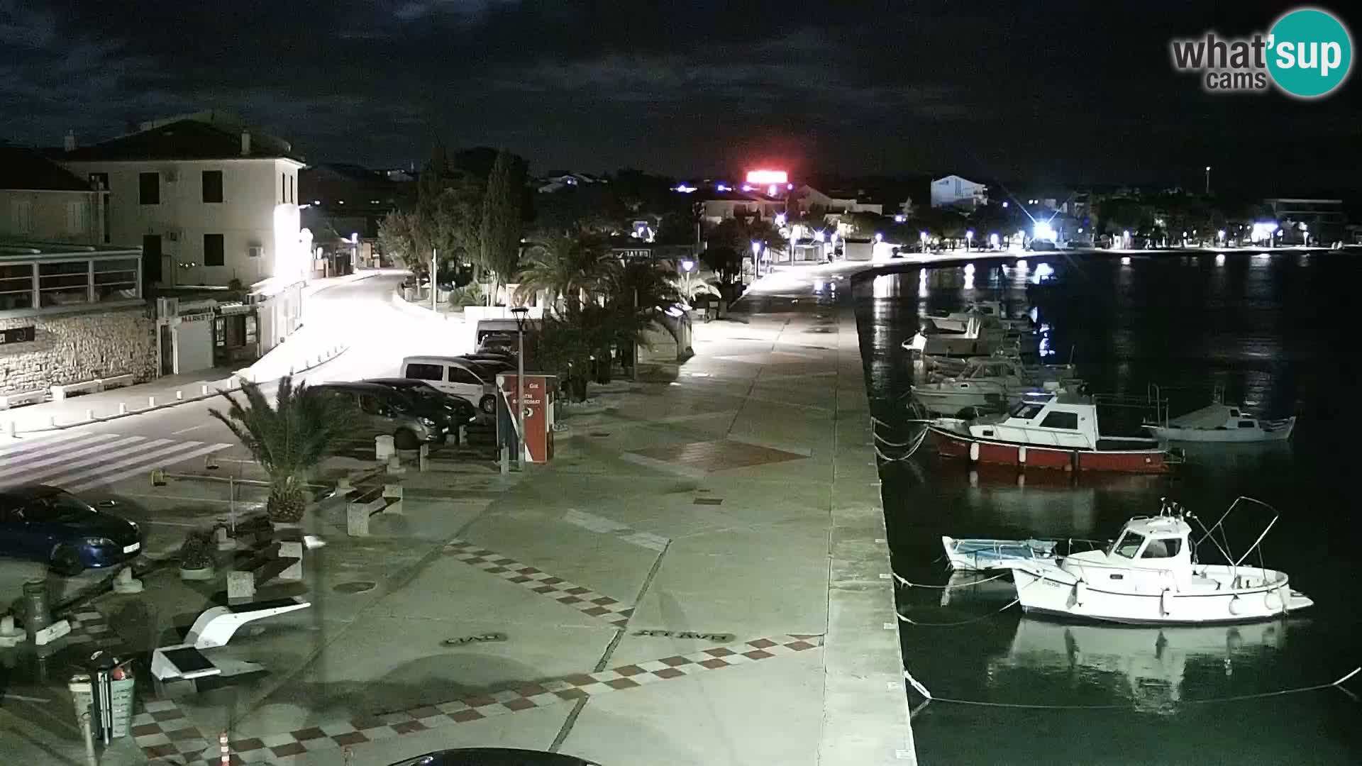 Livecam Promenade a Novalja