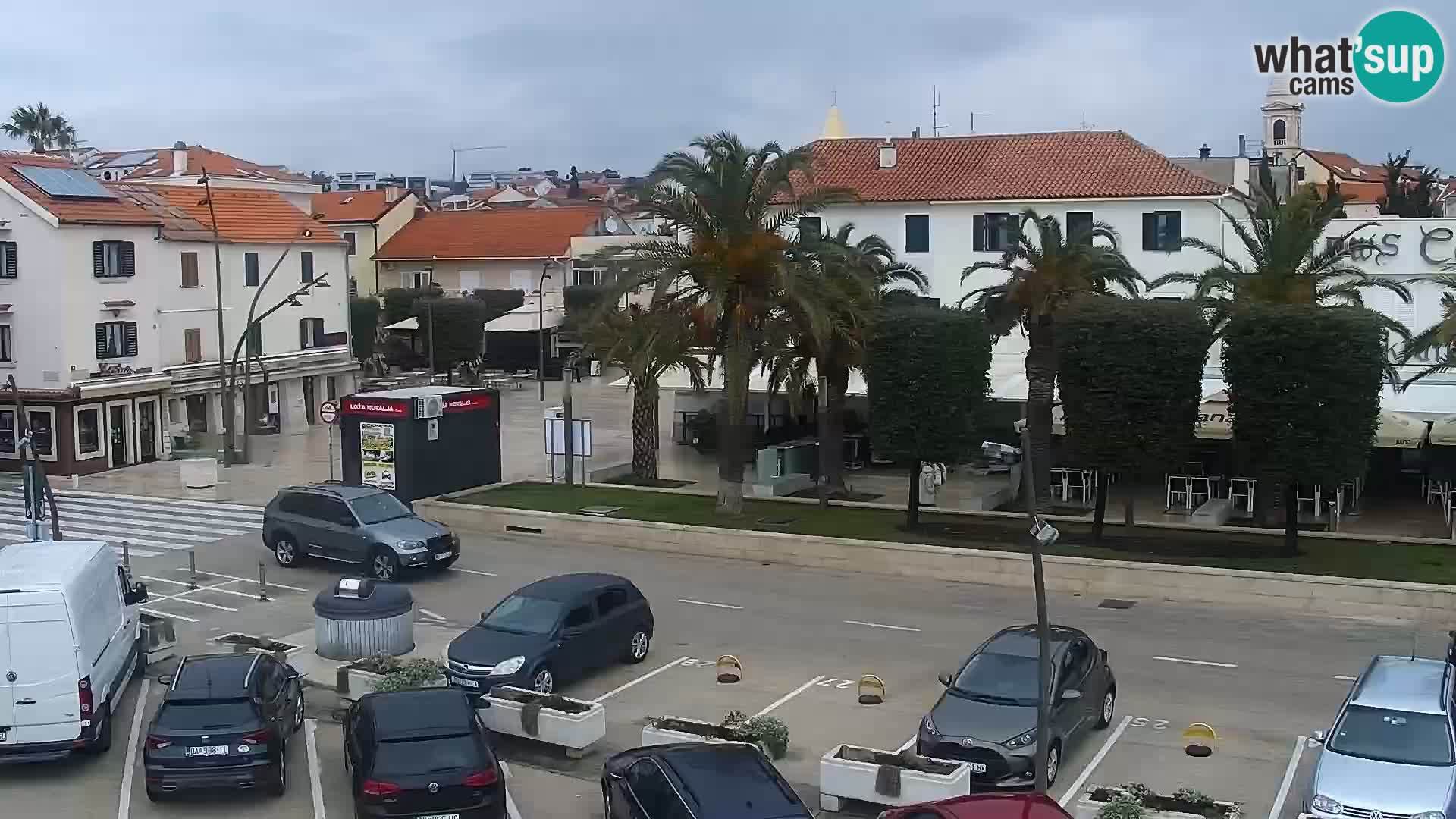 Livecam Promenade a Novalja