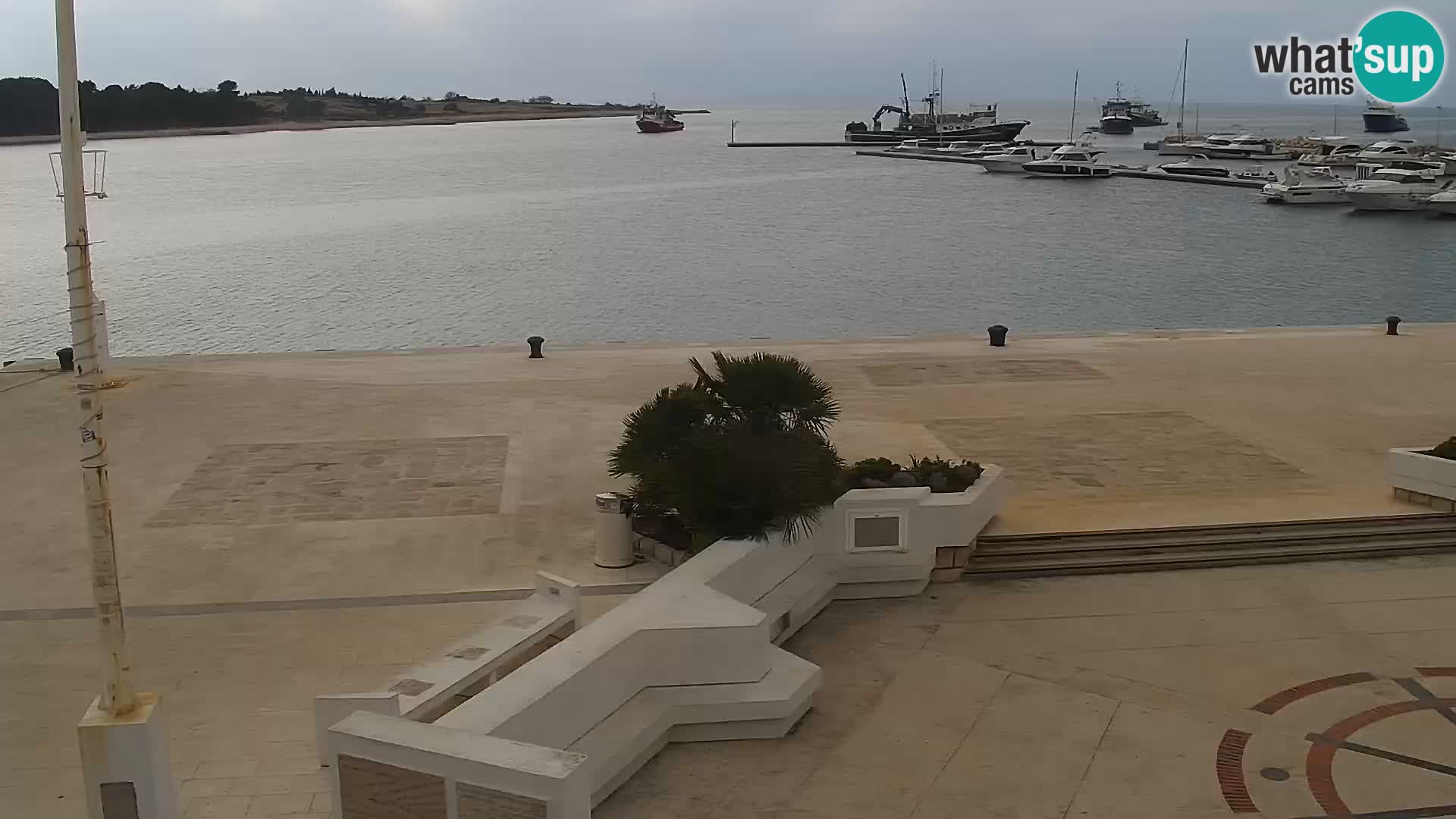 Novalja Livecam promenade