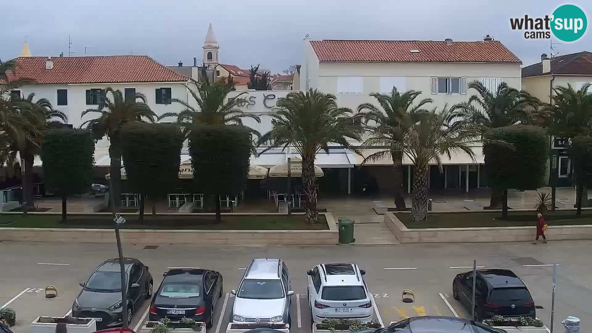 Novalja Livecam promenade