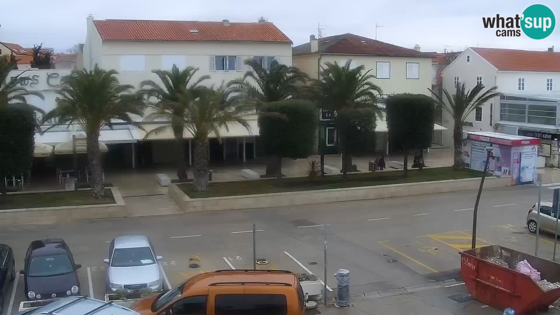 Novalja Livecam promenade