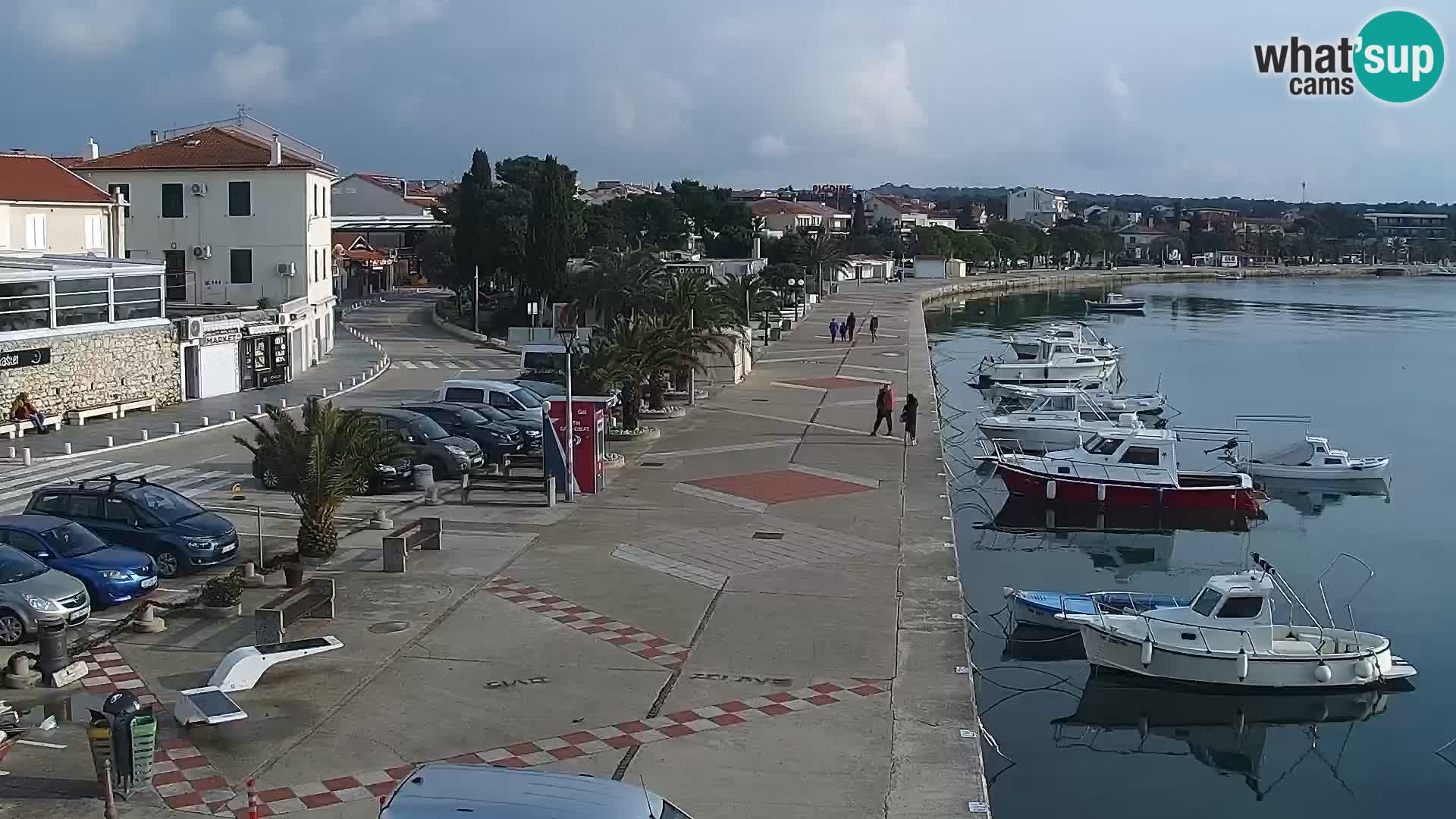 Novalja Livecam promenade