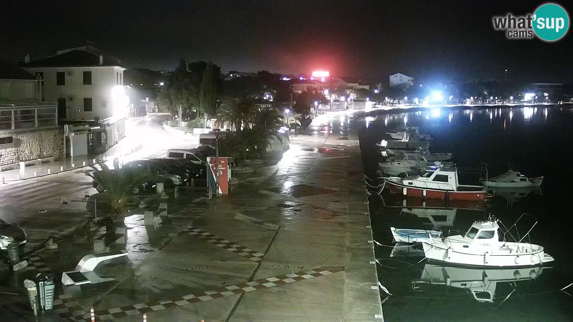 Novalja Livecam promenade