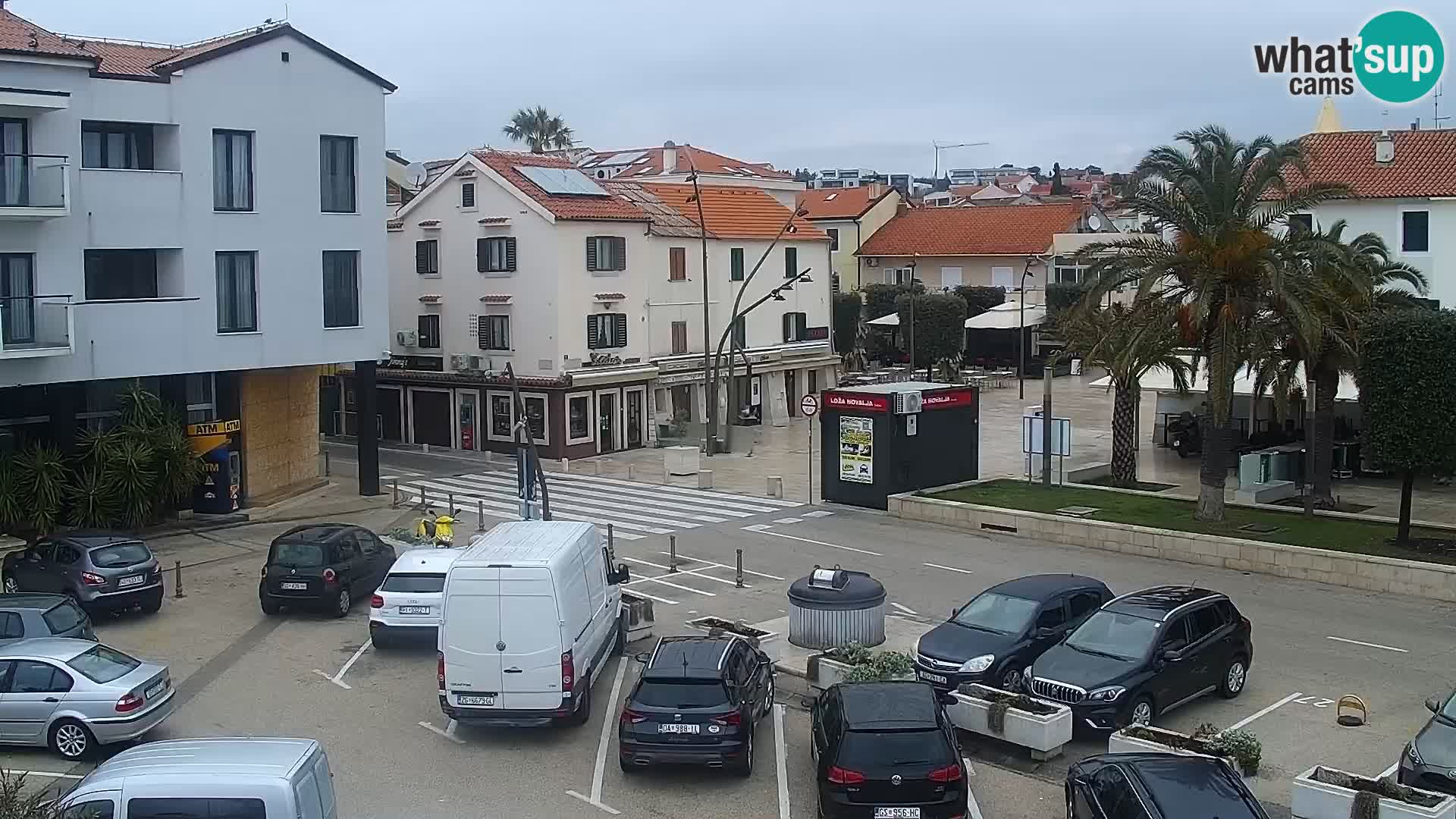 Novalja Livecam promenade