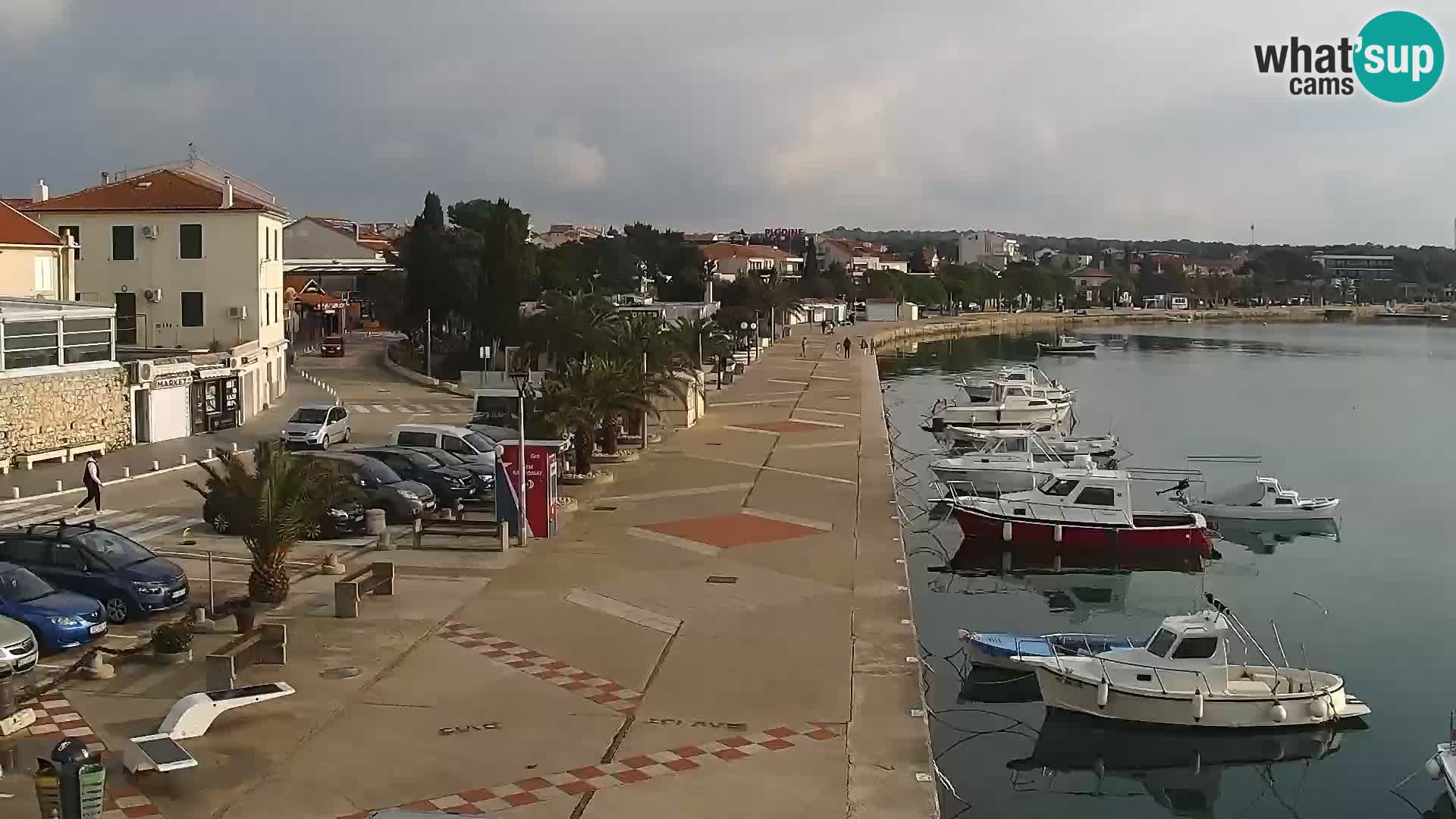 Novalja Livecam promenade