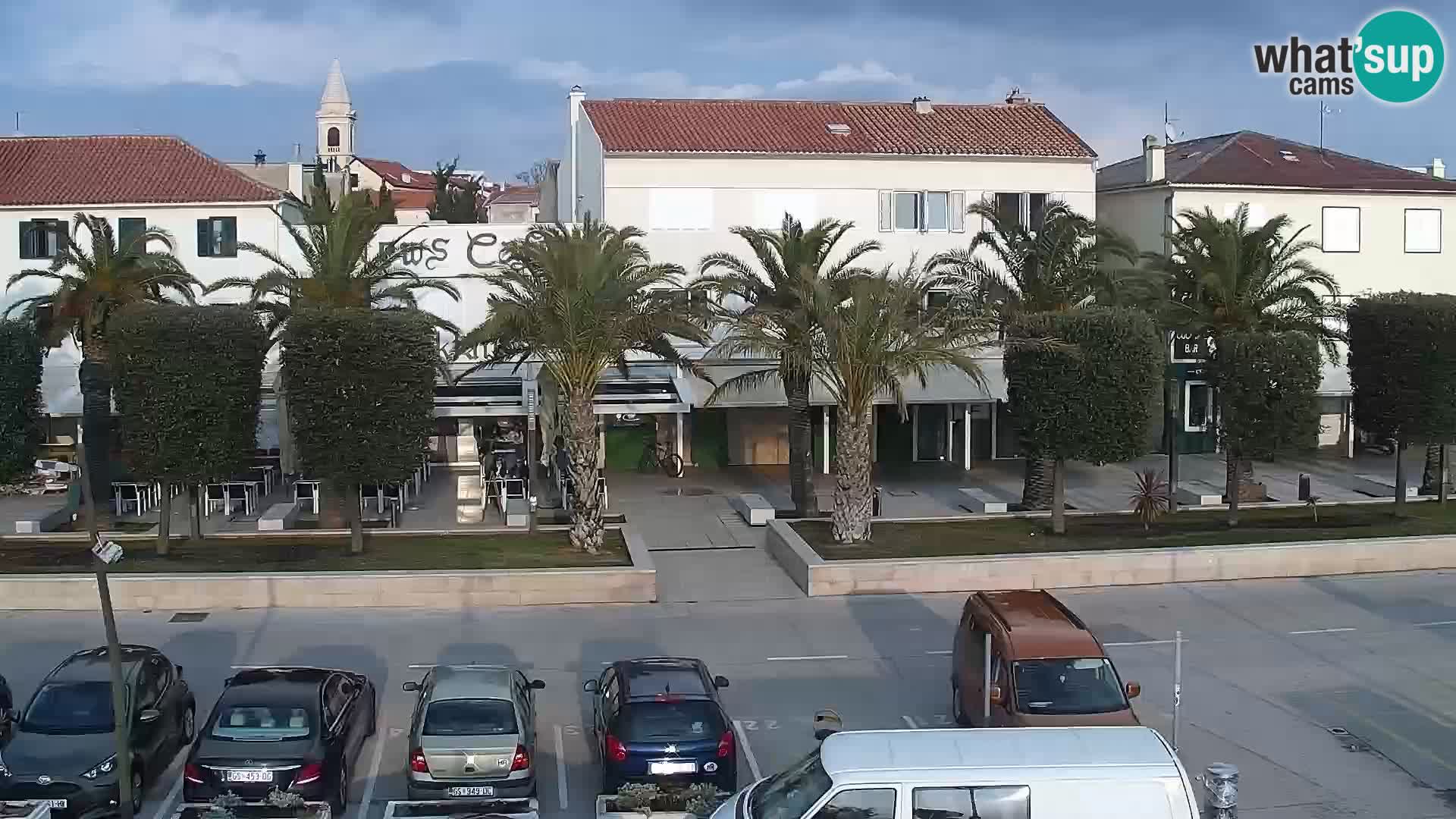 Livecam Promenade a Novalja