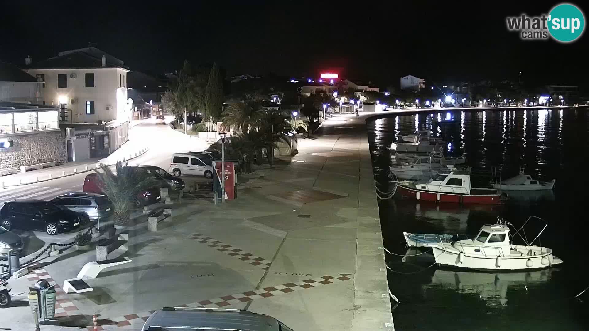 Novalja Livecam promenade