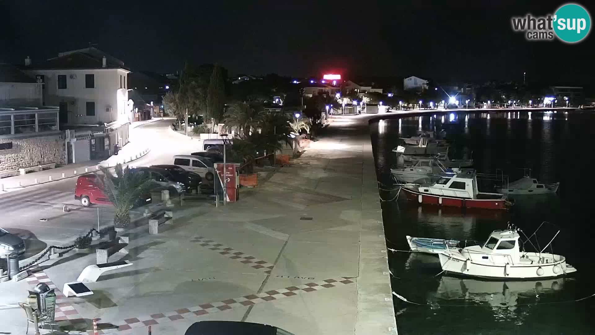 Livecam Promenade a Novalja