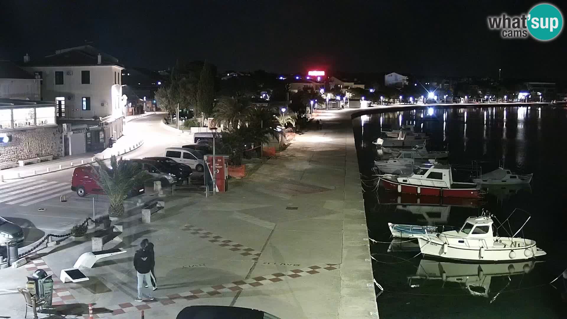 Livecam Promenade a Novalja