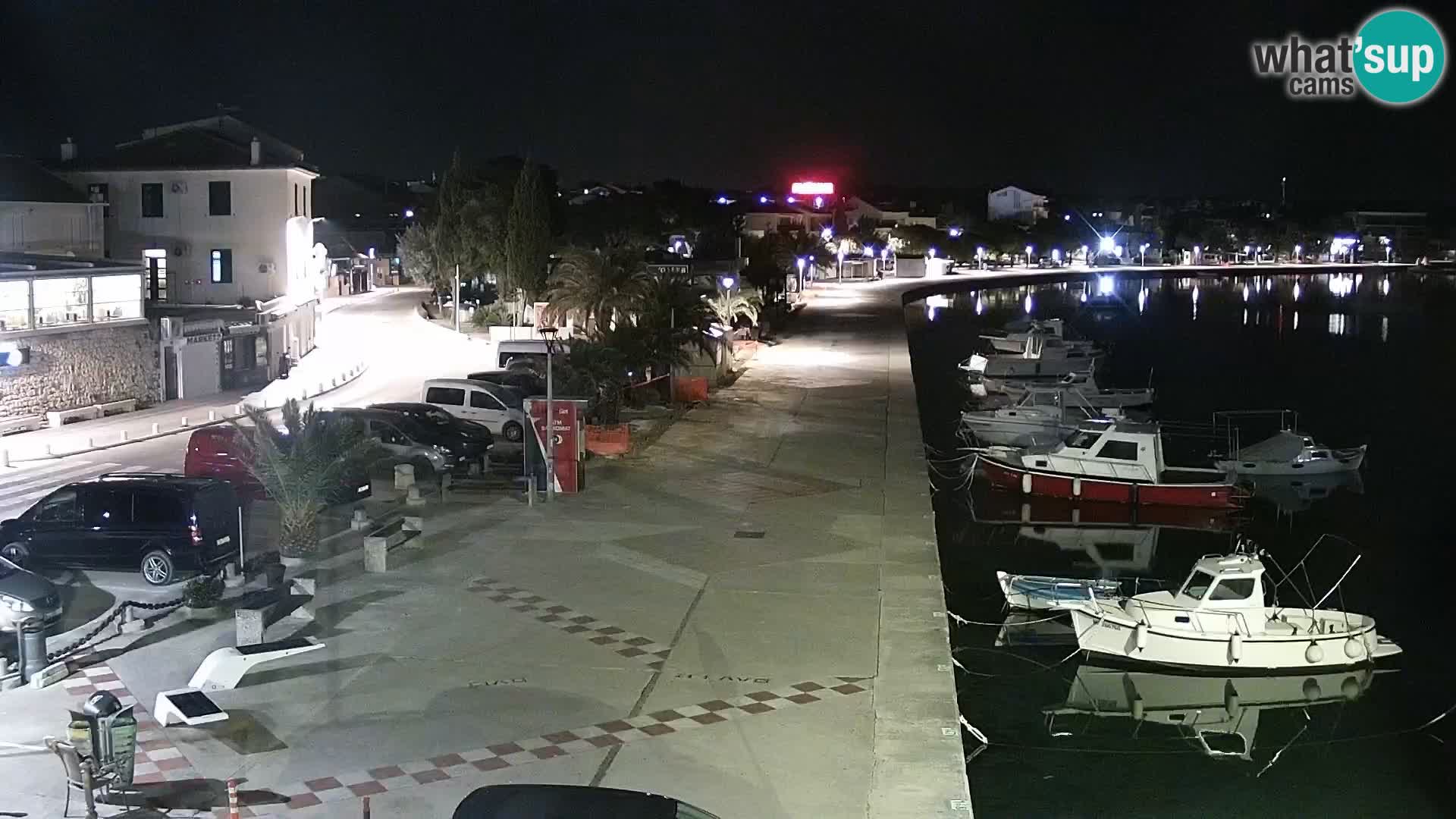 Novalja Livecam promenade