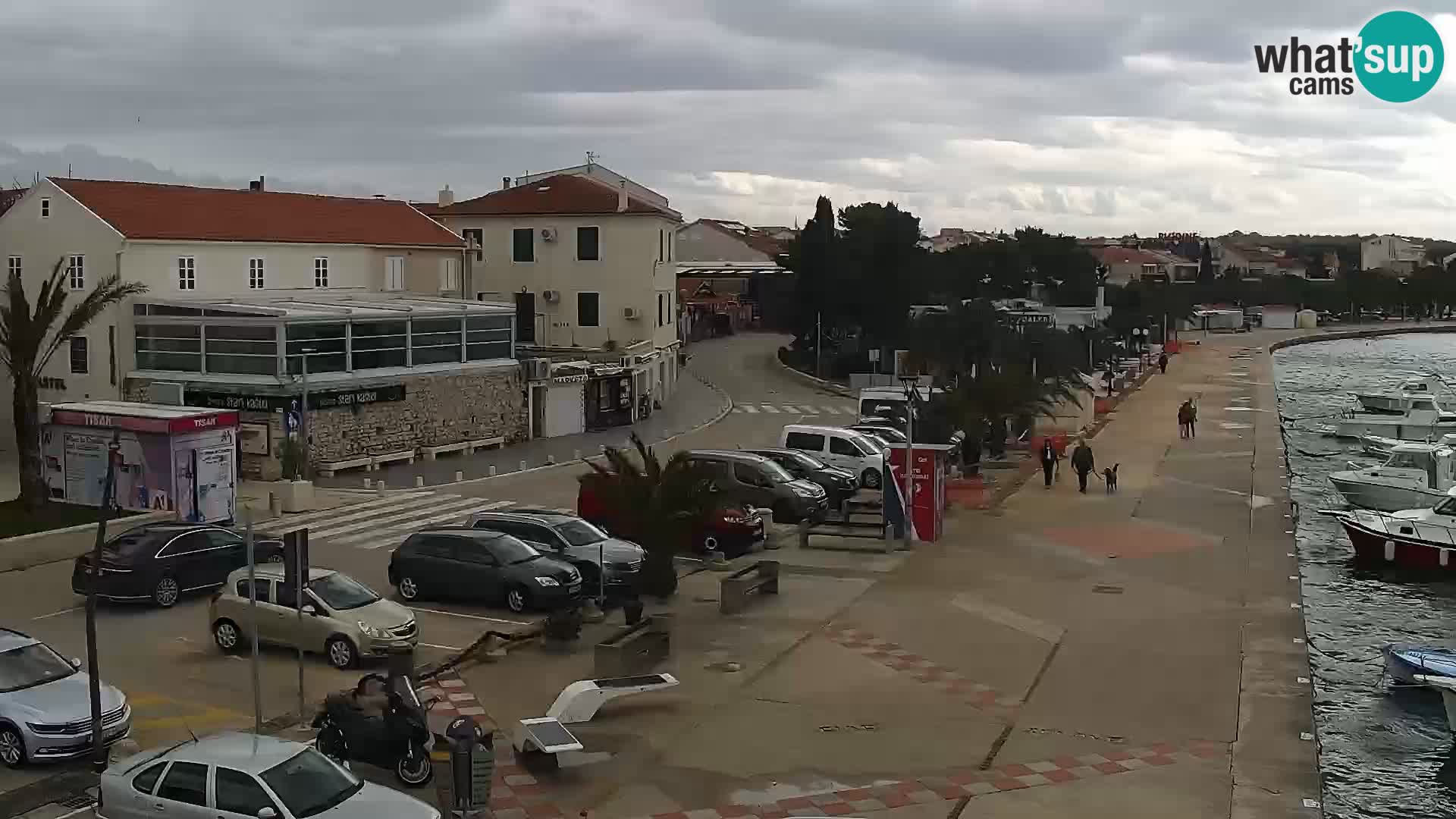 Livecam Promenade a Novalja