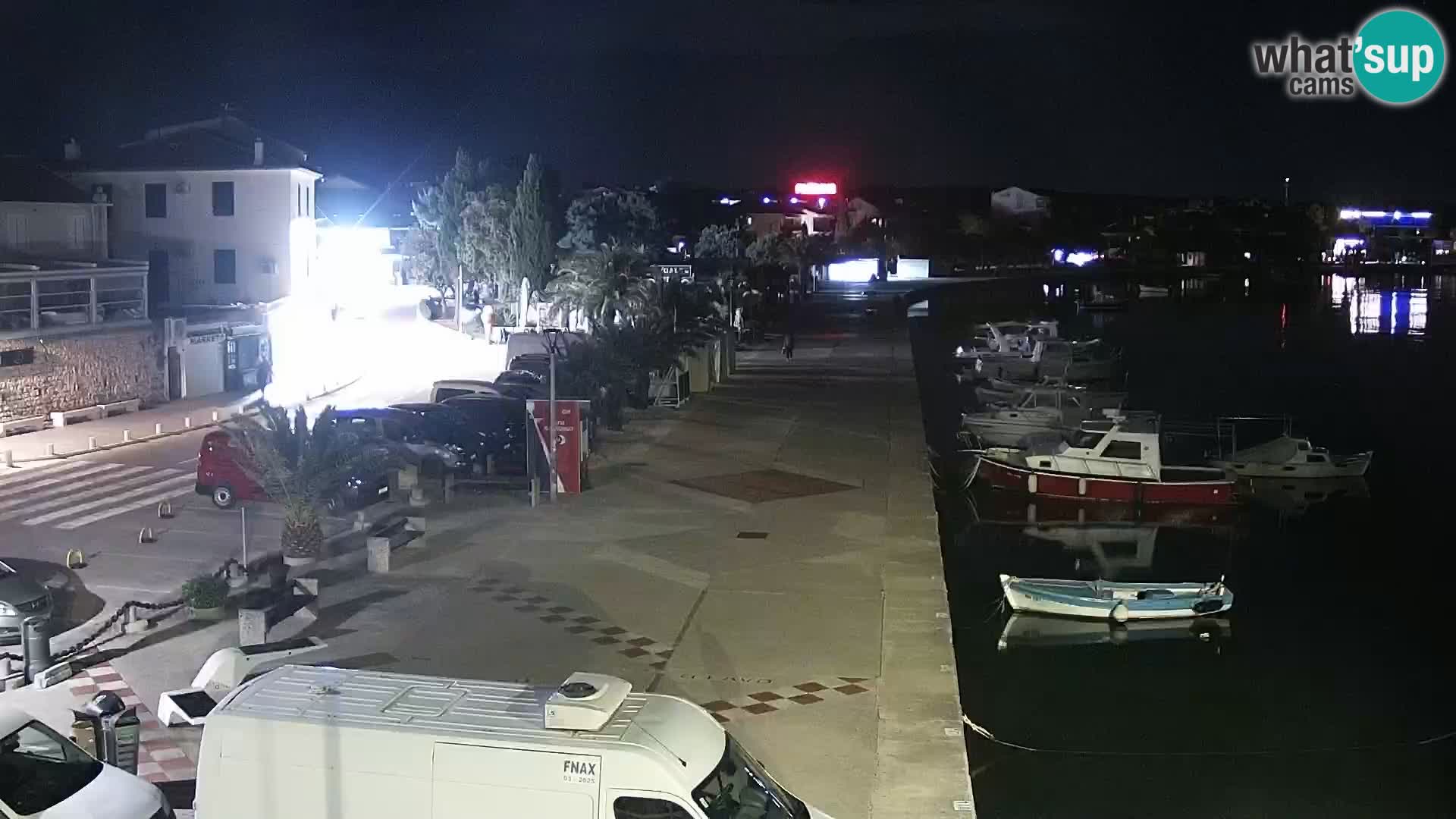 Novalja Livecam promenade