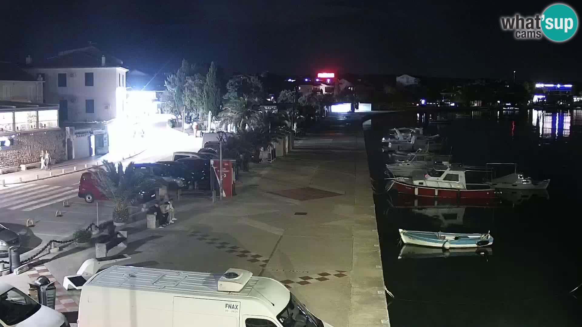 Livecam Promenade a Novalja