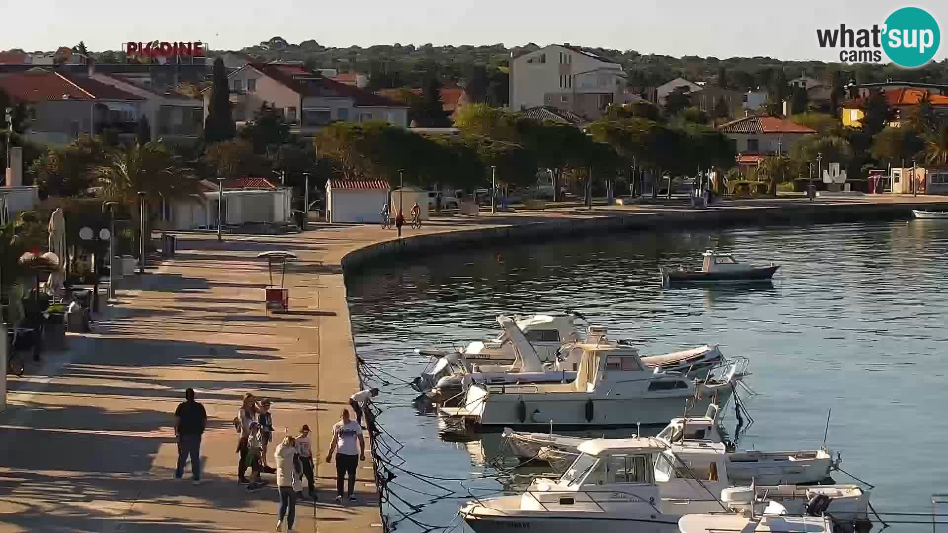 Novalja Livecam promenade