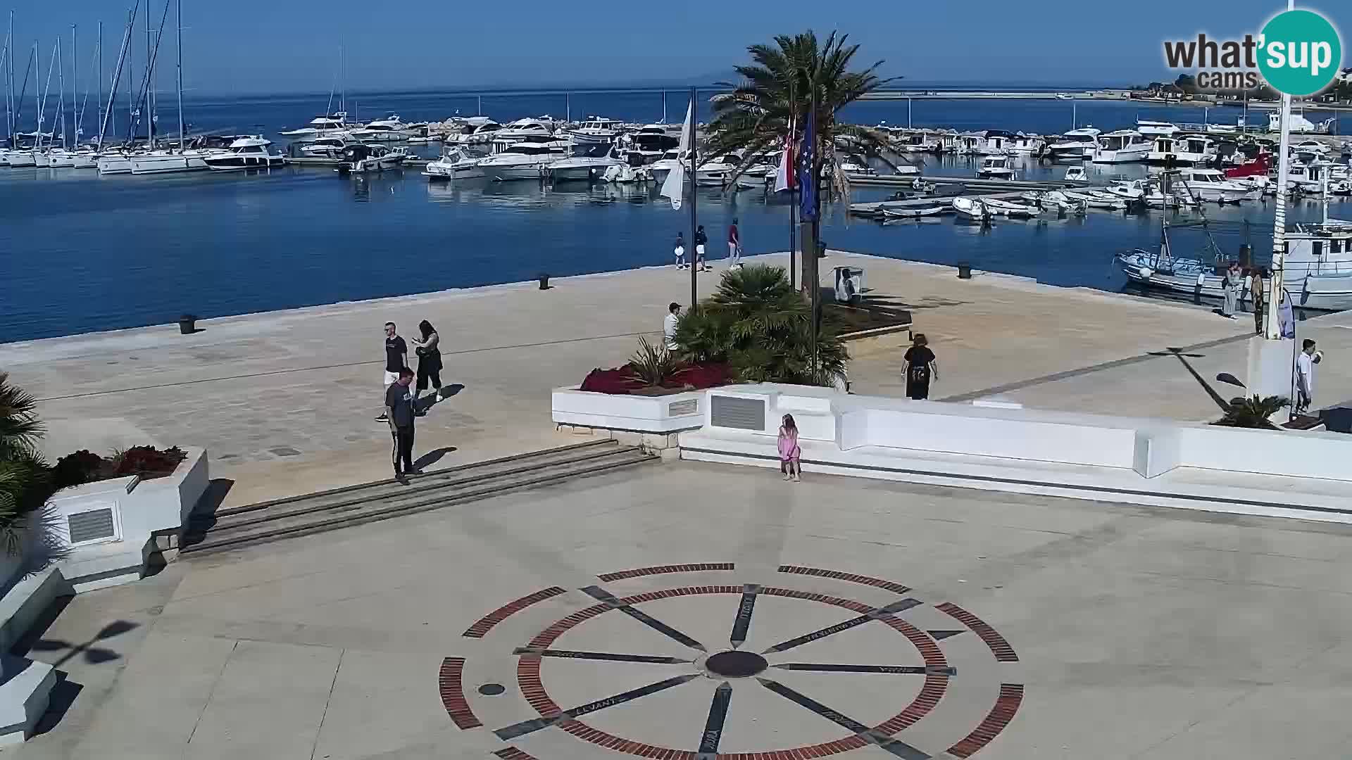 Webcam Novalja seaside promenade