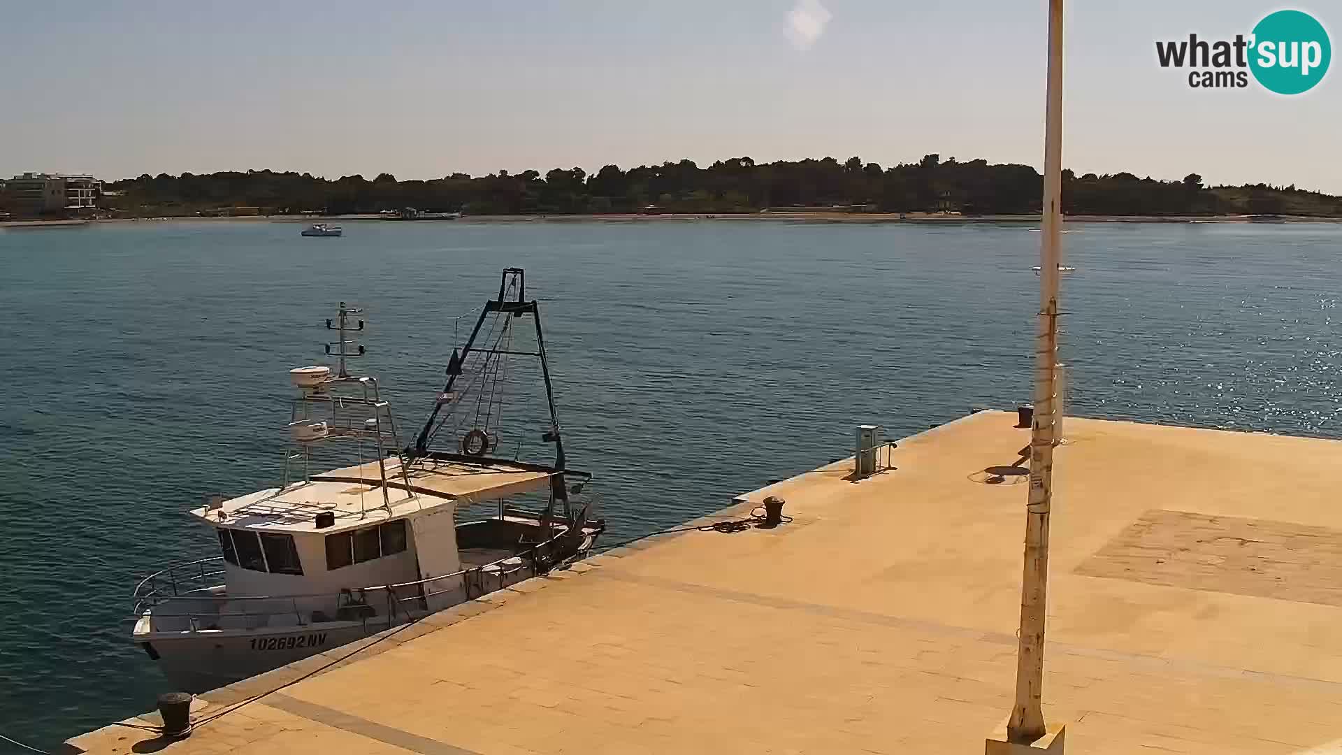 Novalja spletna kamera promenada