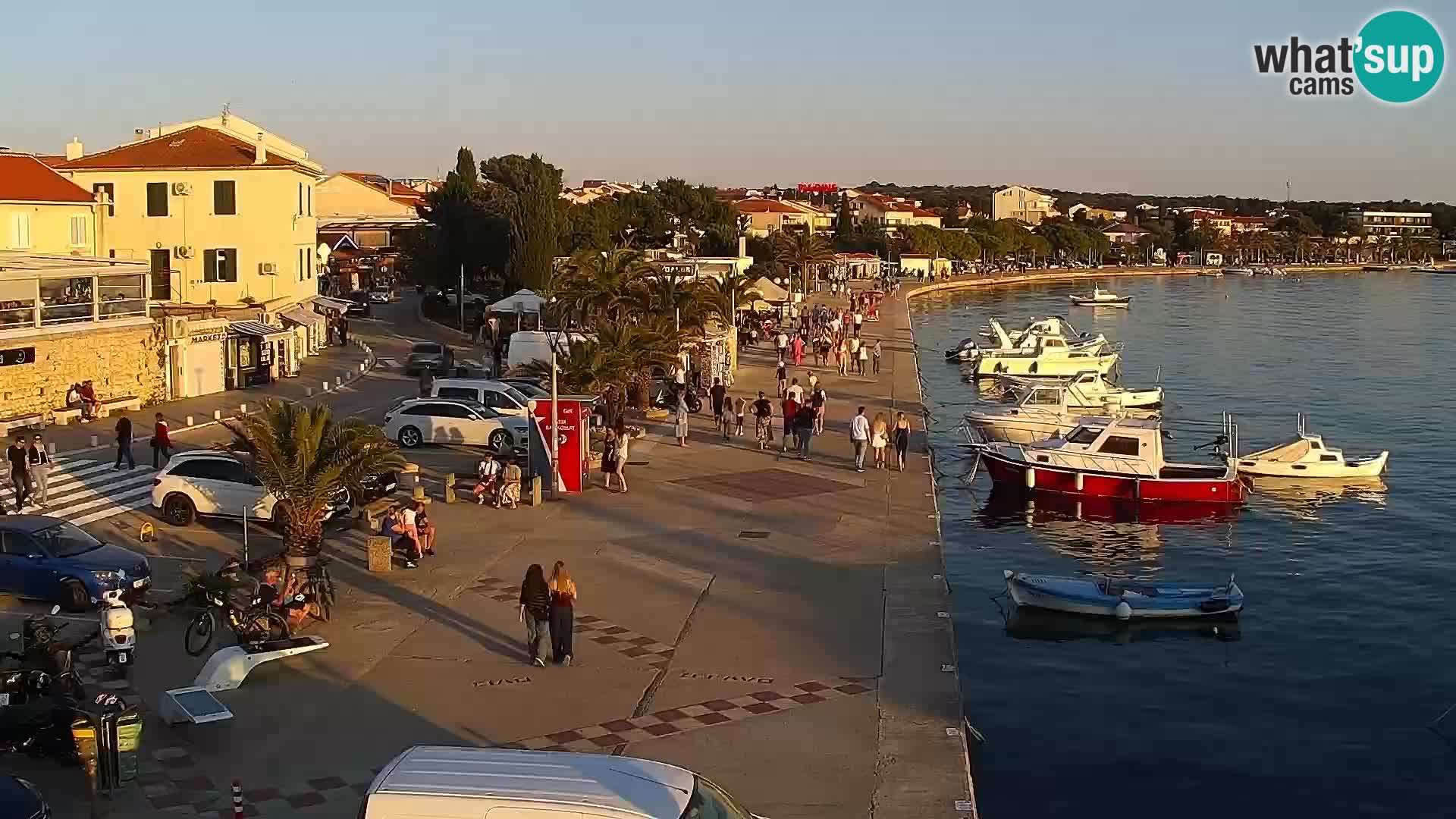 Novalja Livecam promenade