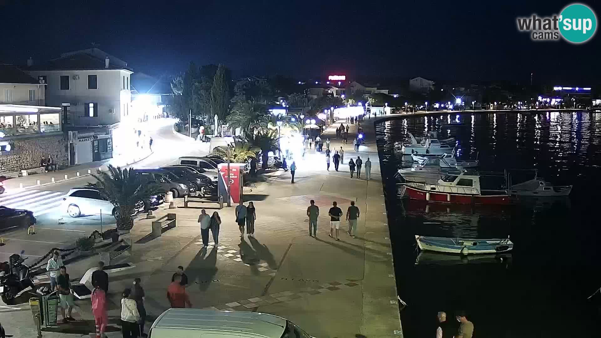Livecam Promenade a Novalja