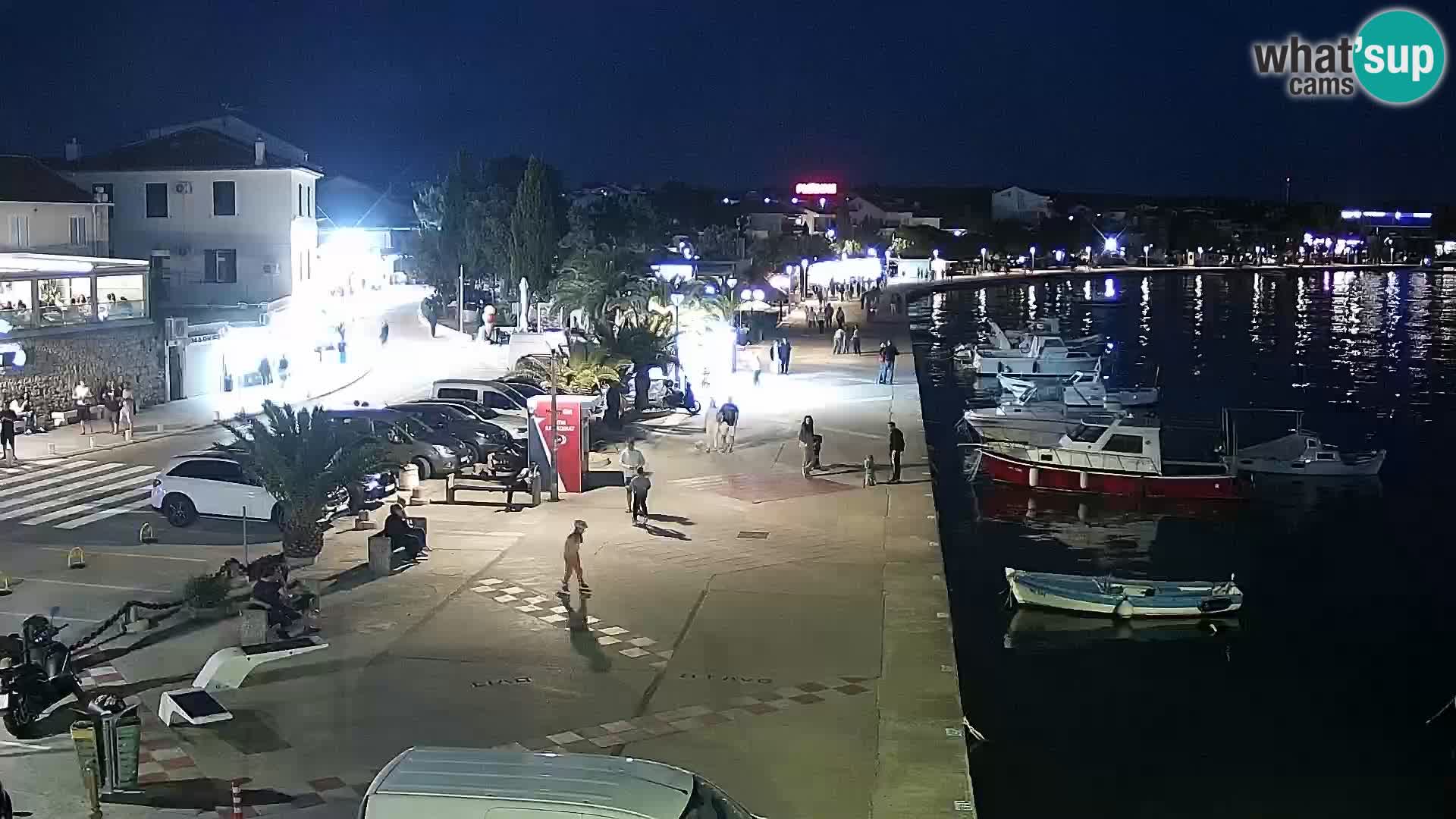 Livecam Promenade a Novalja
