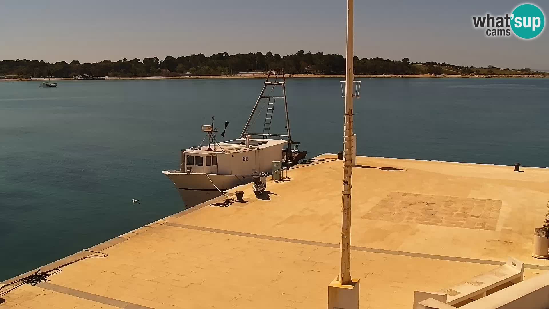 Novalja spletna kamera promenada