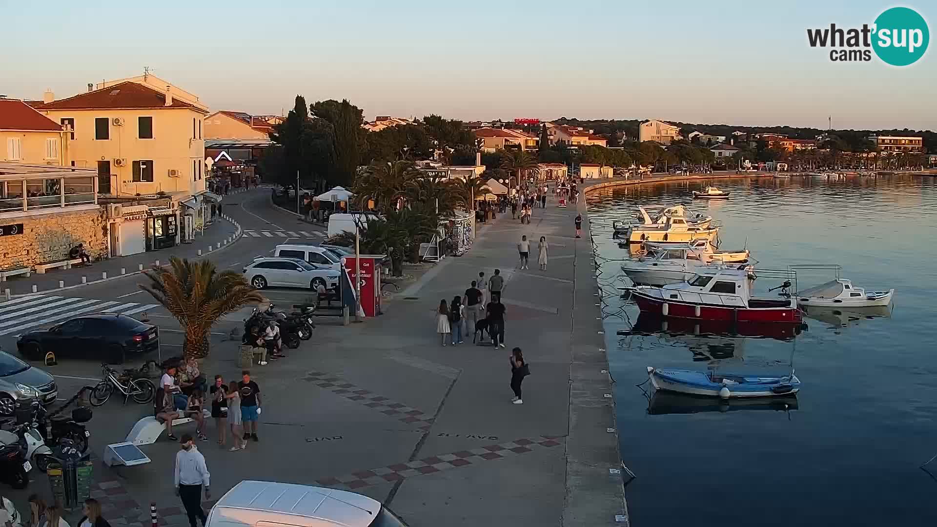 Livecam Promenade a Novalja