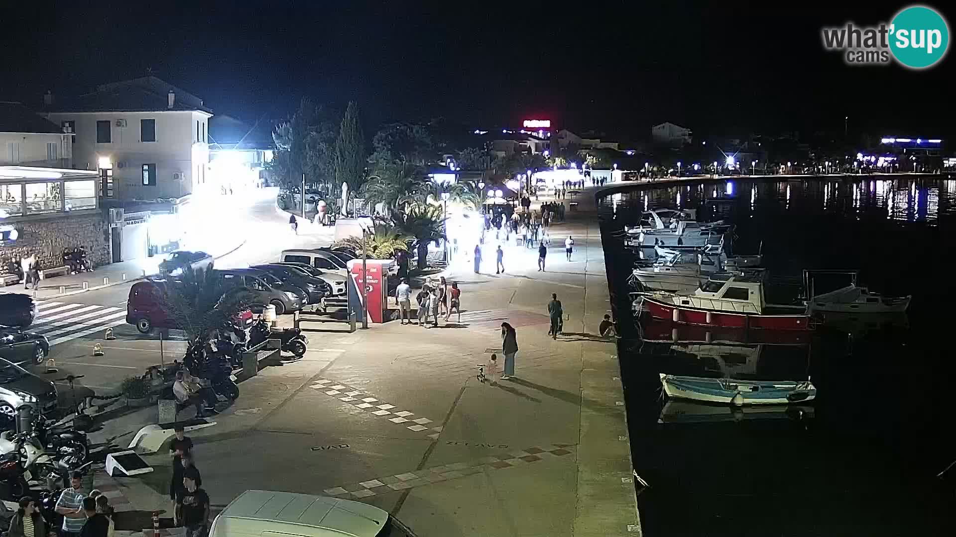 Novalja Livecam promenade