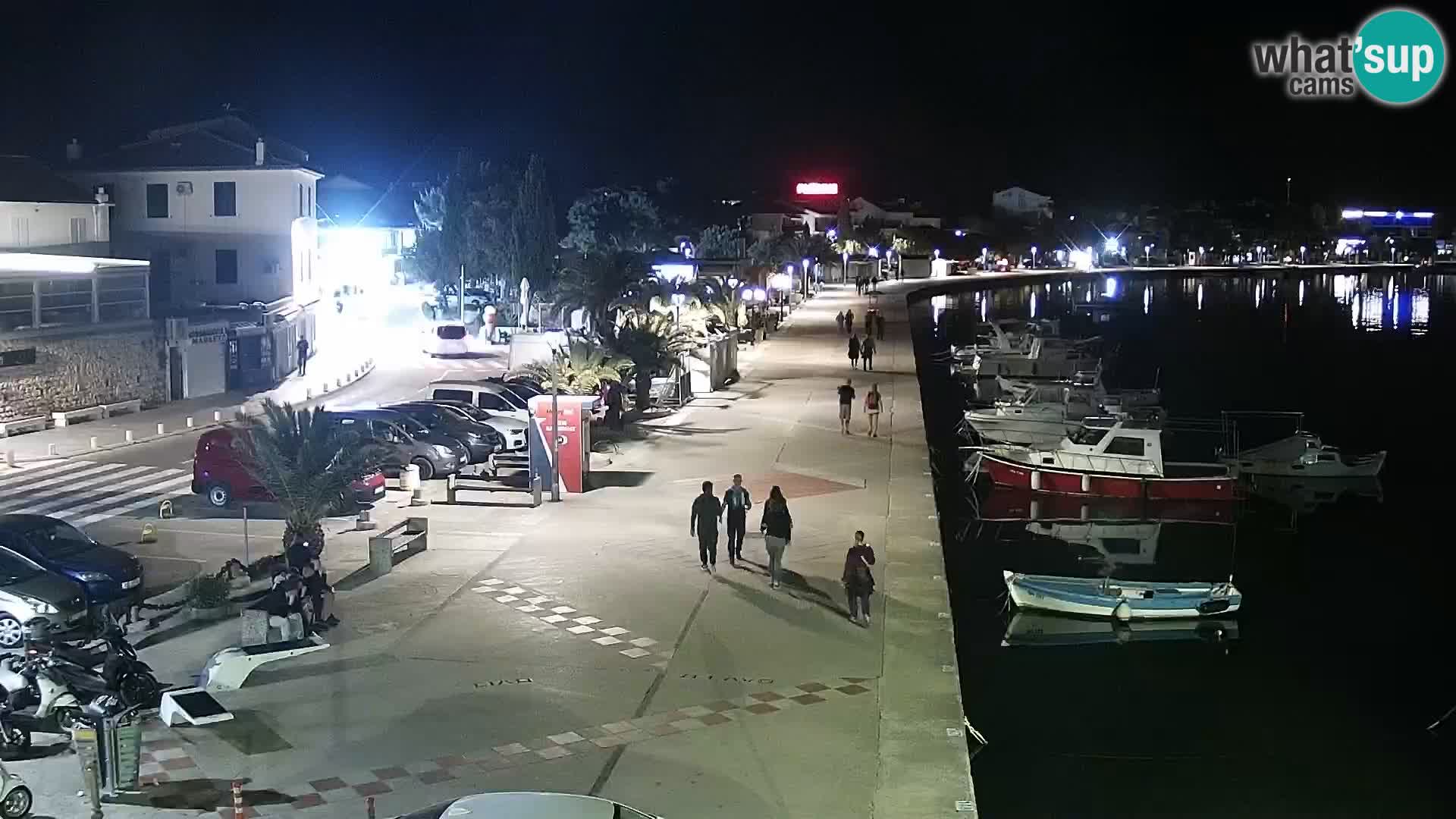 Novalja Livecam promenade