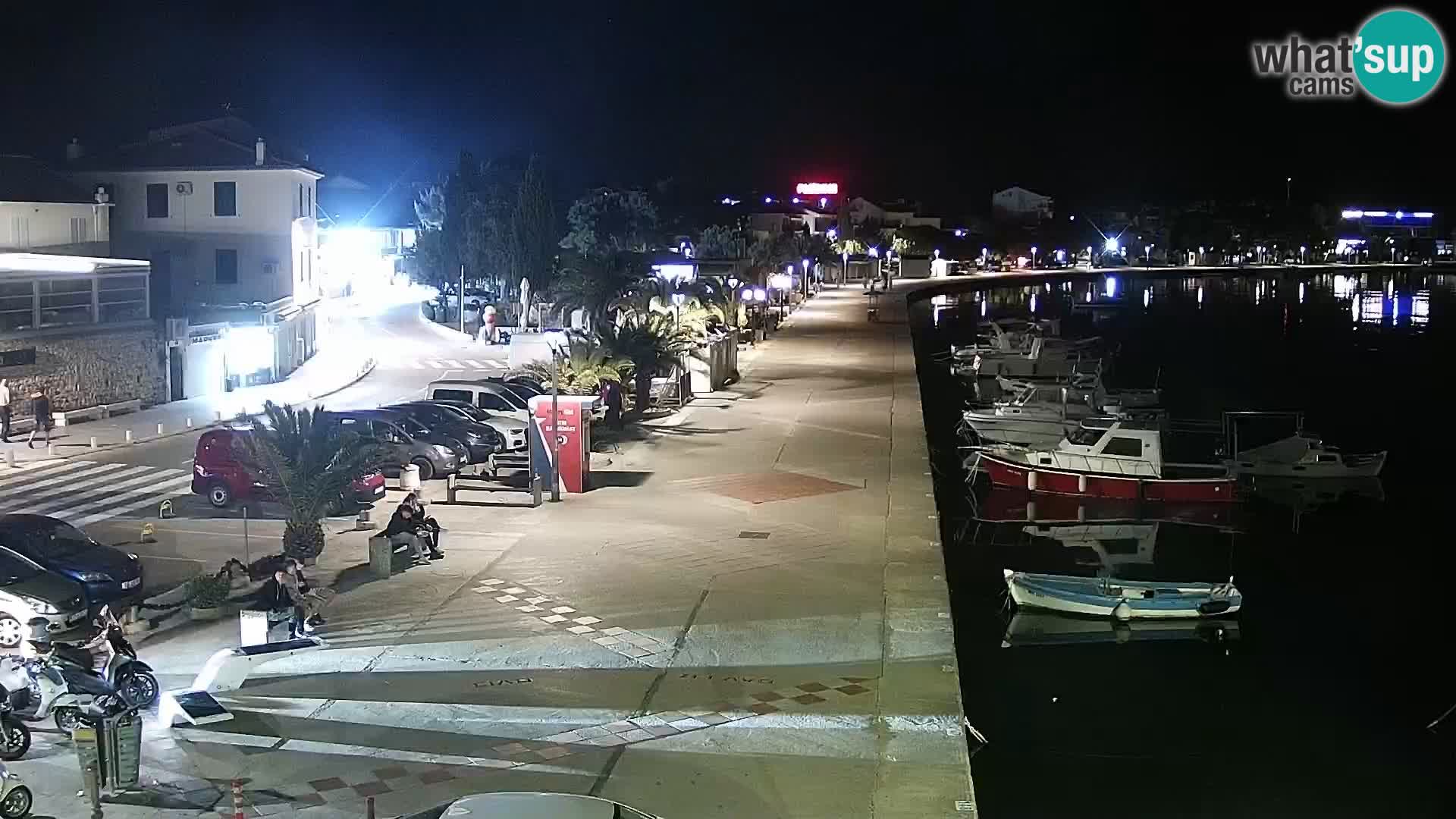 Novalja Livecam promenade