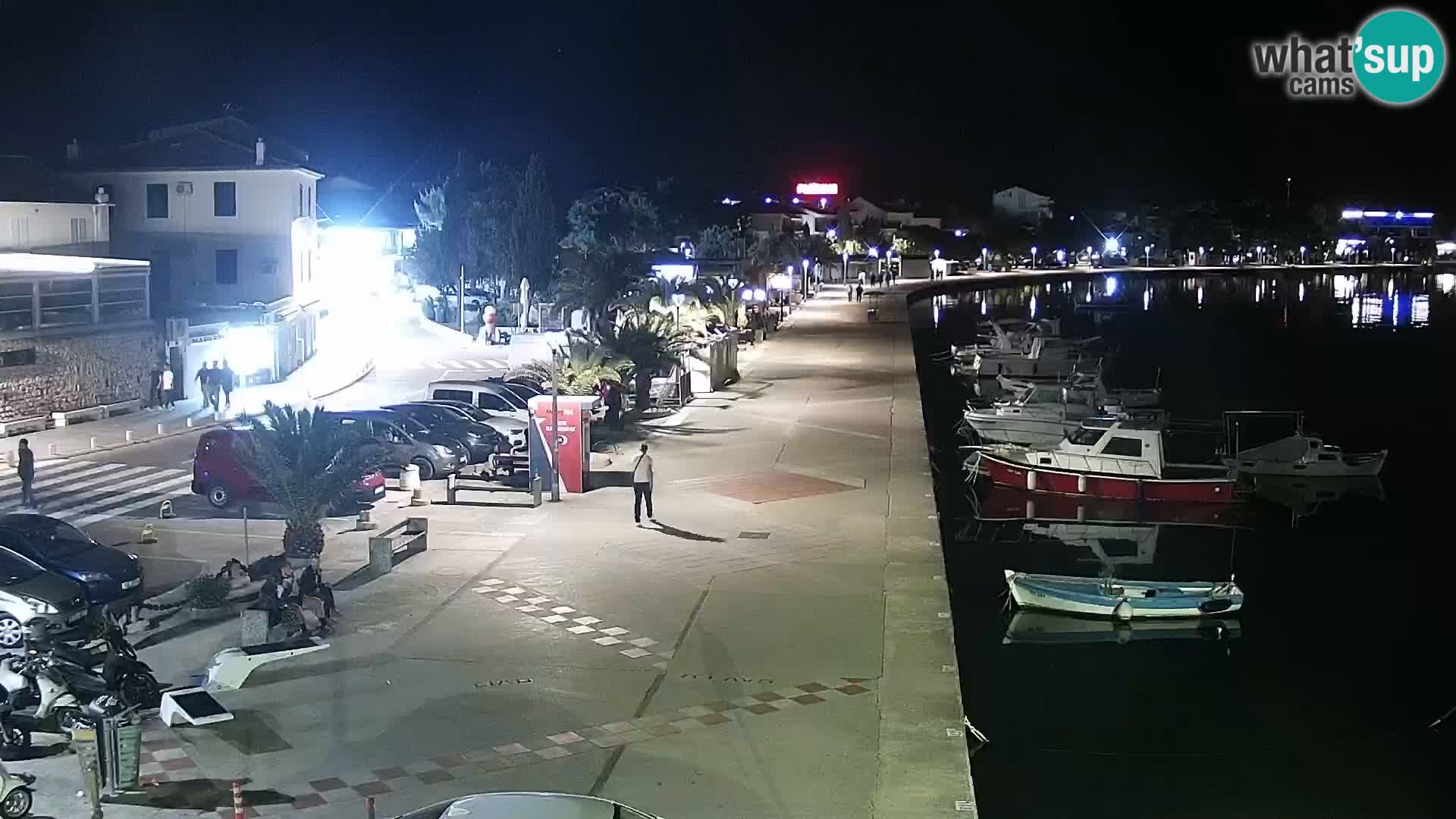 Novalja Livecam promenade