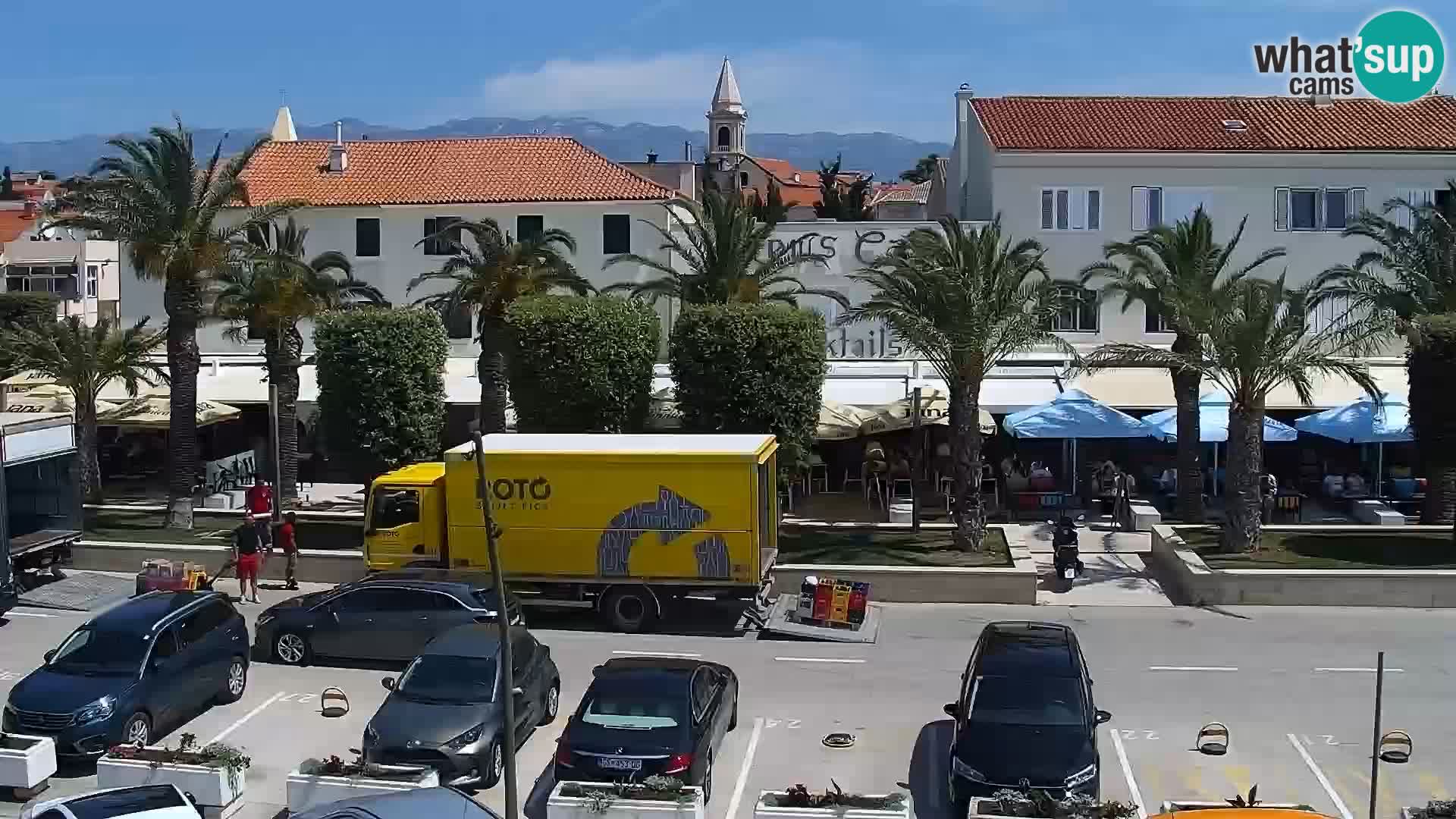 Novalja Livecam promenade