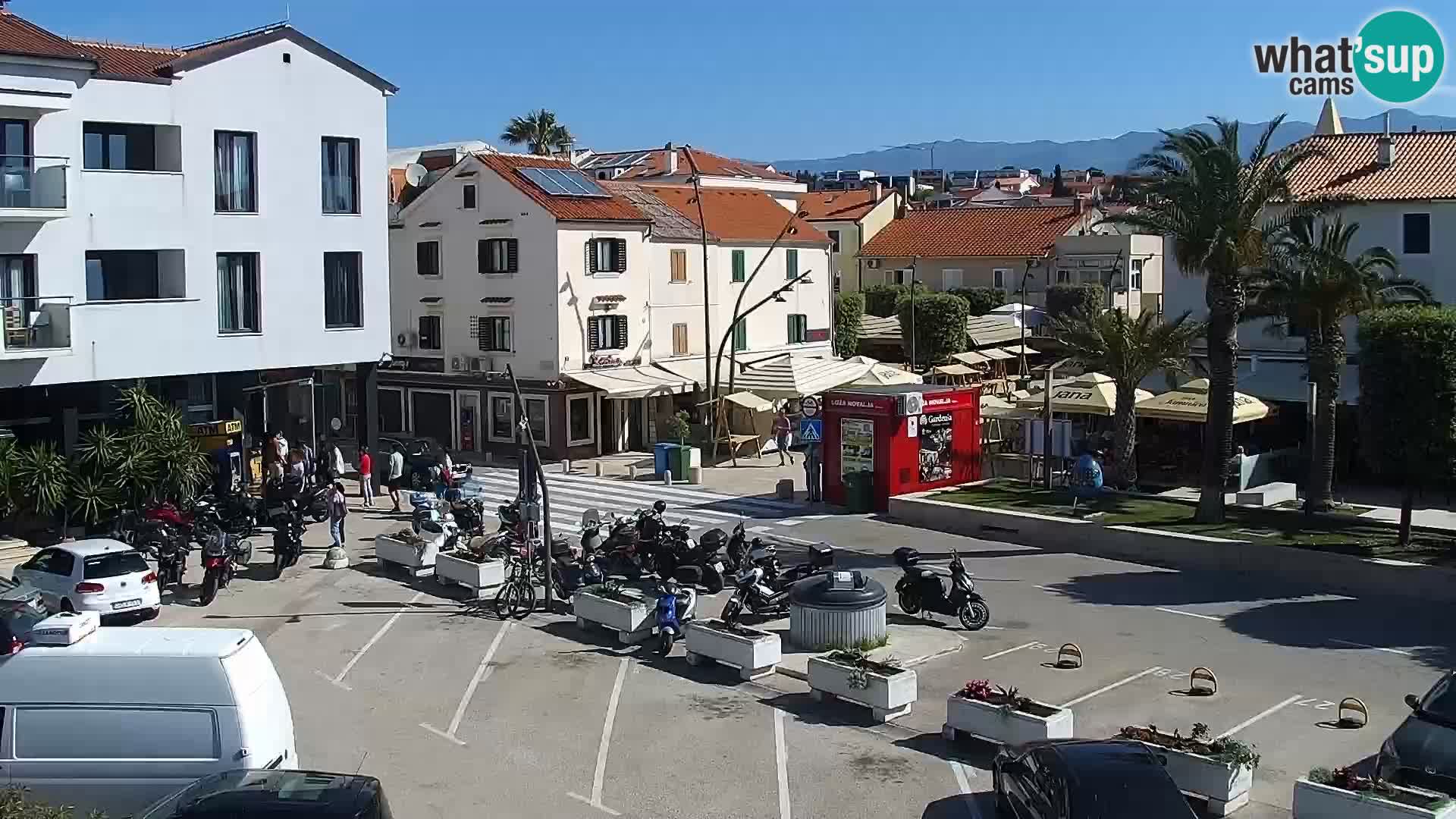 Livecam Promenade a Novalja