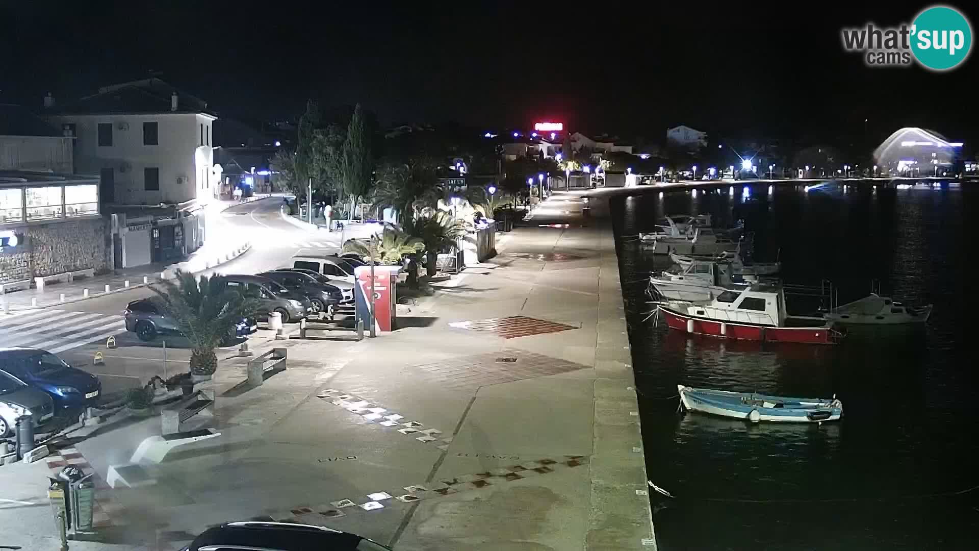 Novalja Livecam promenade