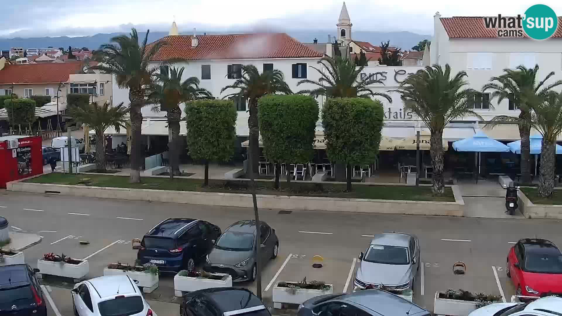 Novalja Livecam promenade