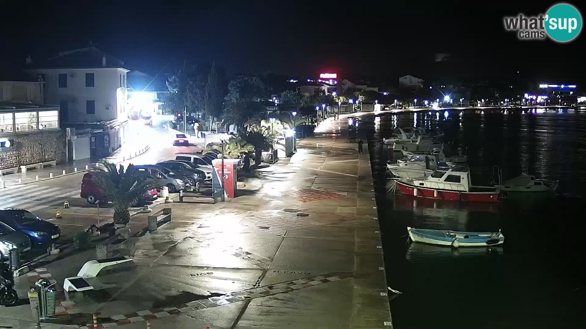 Novalja Livecam promenade