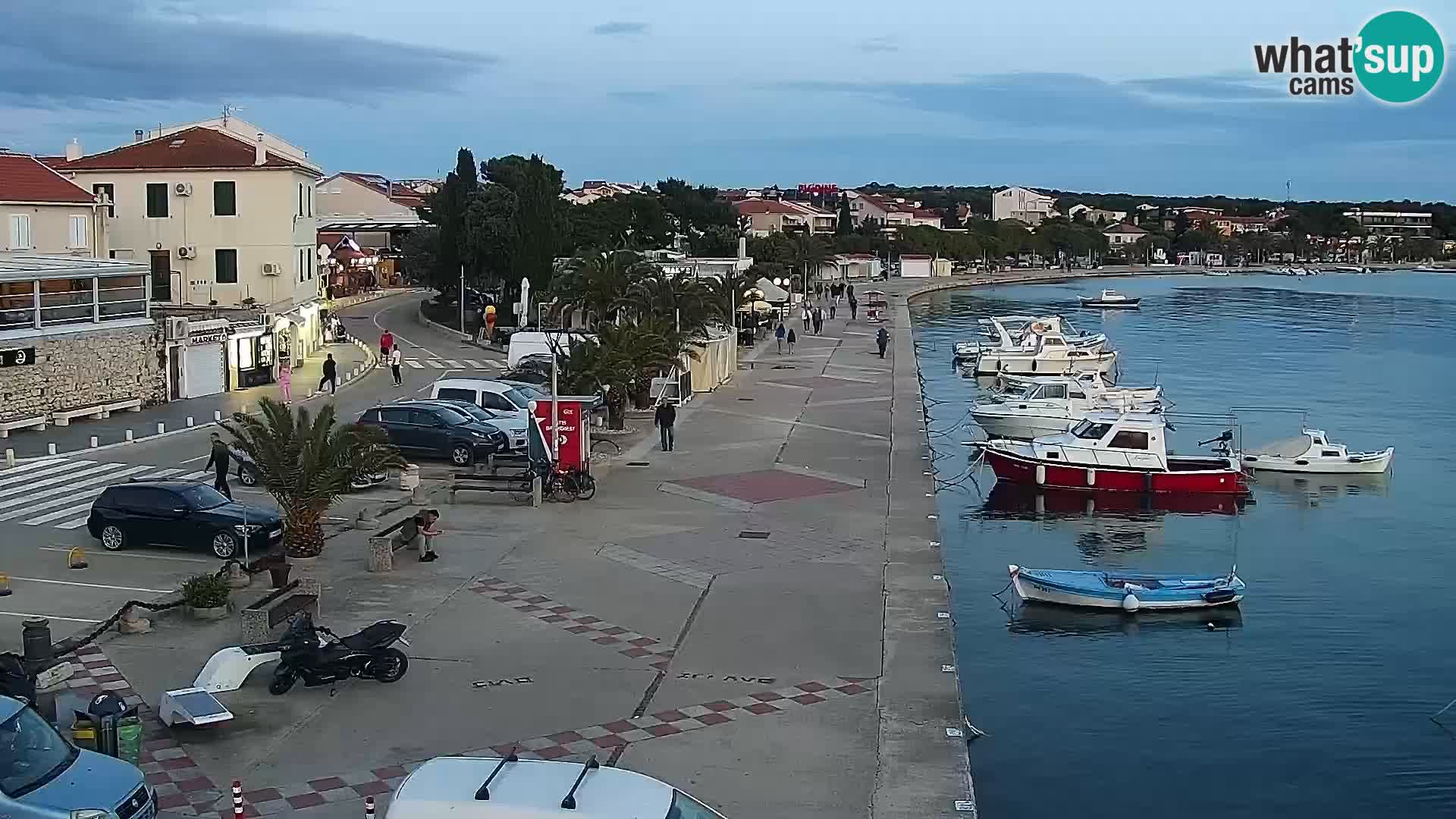 Livecam Promenade a Novalja